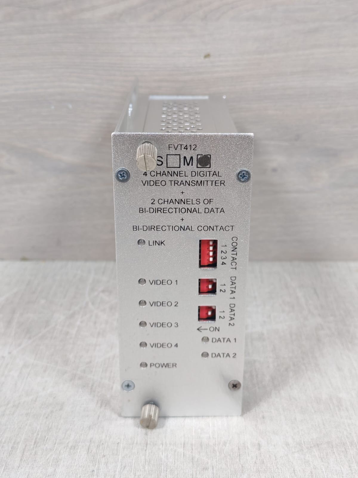 Comnet FVT412/FVT412M1 Comnet FVT412/FVT412M1 4-Channel Digital Video Transmitter 3