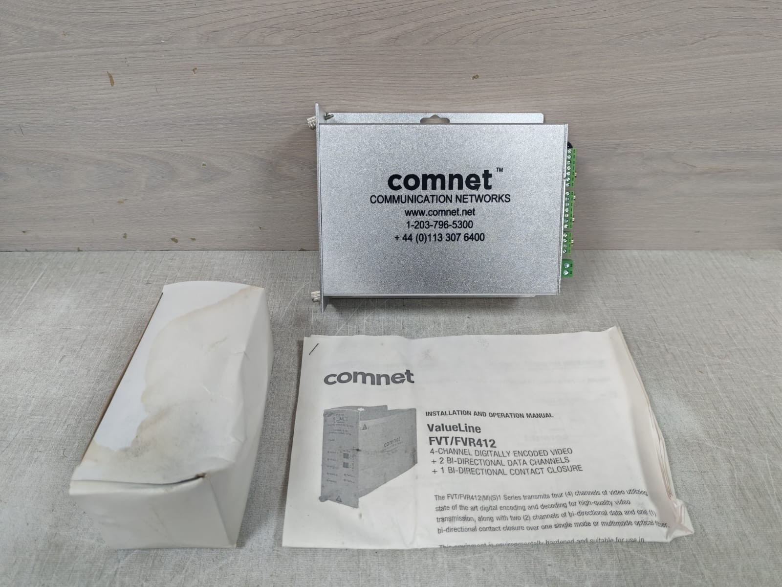 Comnet FVT412/FVT412M1 4-Channel Digital Video Transmitter