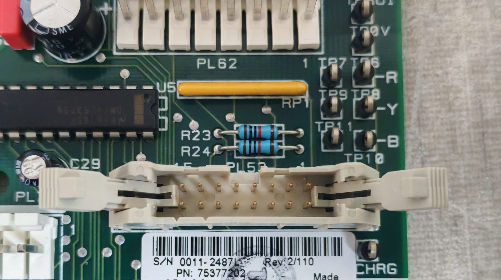 FISHER ROSEMOUNT 75377202 REV 2/110 FISHER ROSEMOUNT 75377202 REV 2/110 AP4300 MICRO CONTROLLER BOARD 6