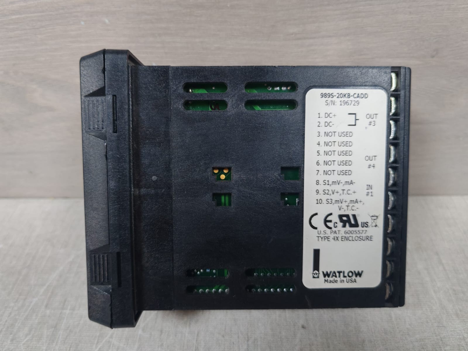 Watlow 989S-20KB-CADD Watlow 989S-20KB-CADD Temperature Process Controller 5