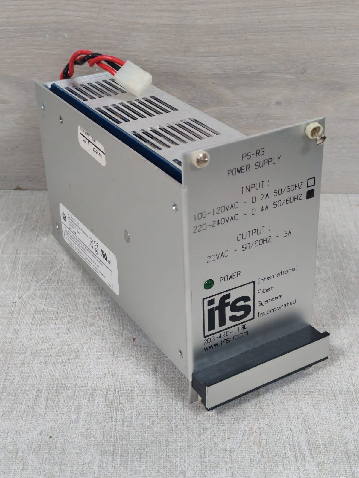 GE IFS PS-R3 GE IFS PS-R3 POWER SUPPLY 220-240VAC 5