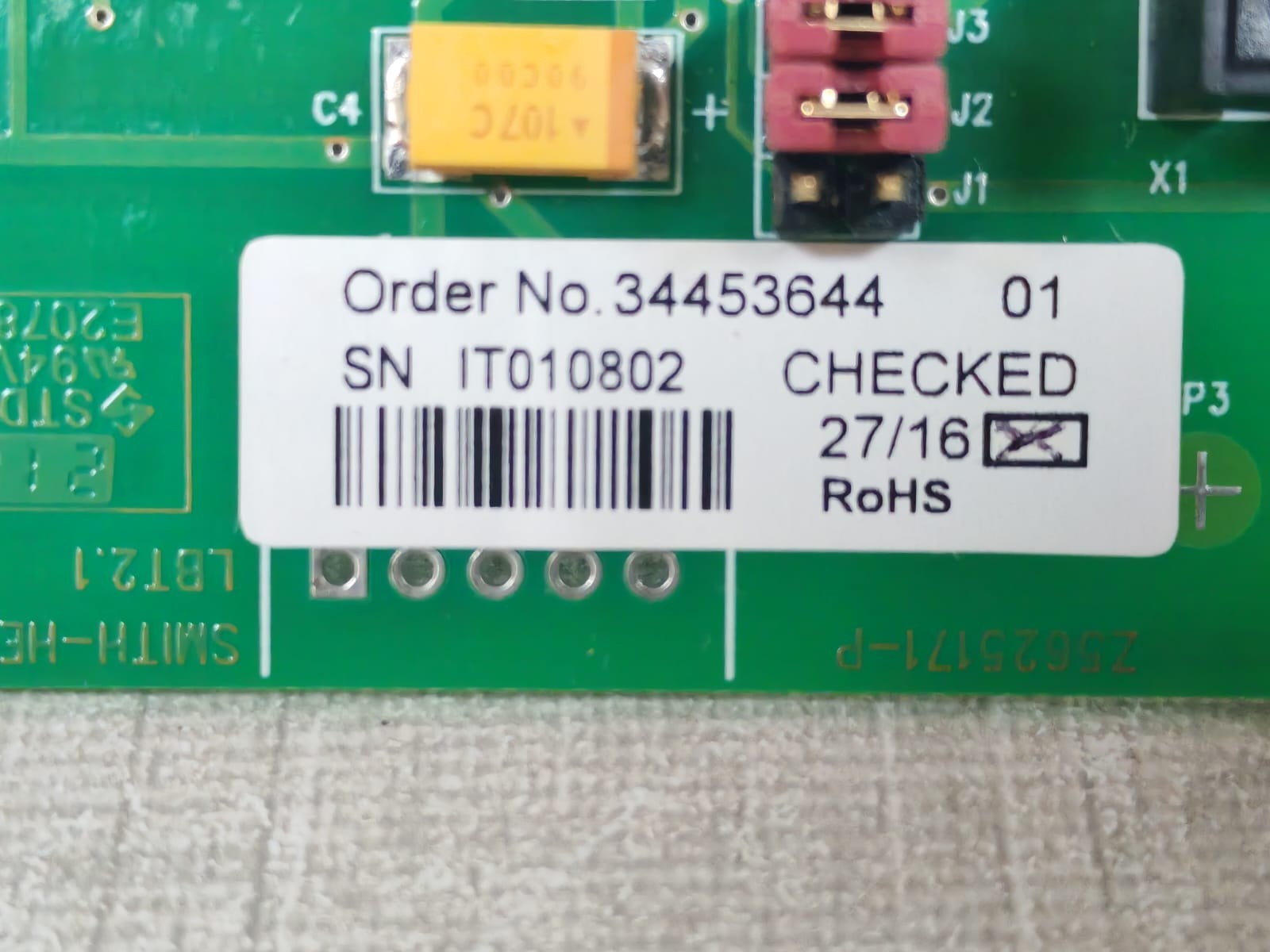 SMITH-HEIMANN Z5625171-P 34453644 SMITH-HEIMANN Z5625171-P 34453644 PRINTED CIRCUIT BOARD 3