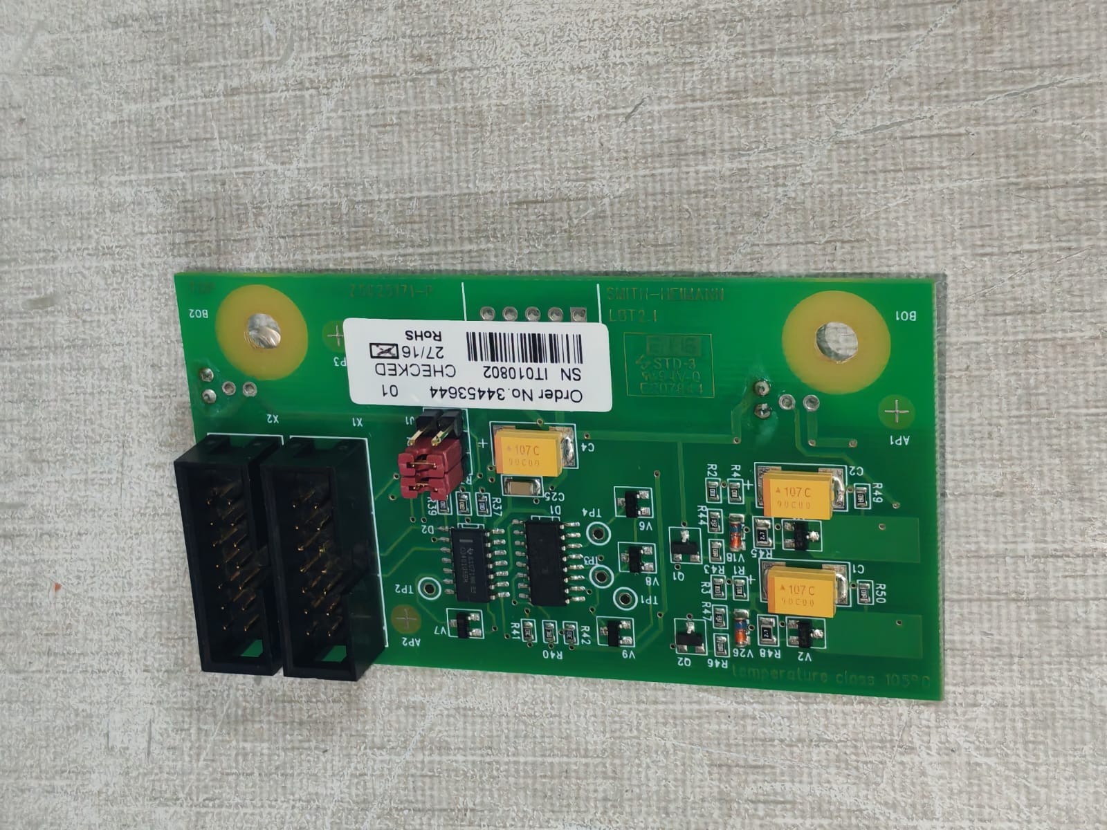 SMITH-HEIMANN Z5625171-P 34453644 SMITH-HEIMANN Z5625171-P 34453644 PRINTED CIRCUIT BOARD 9