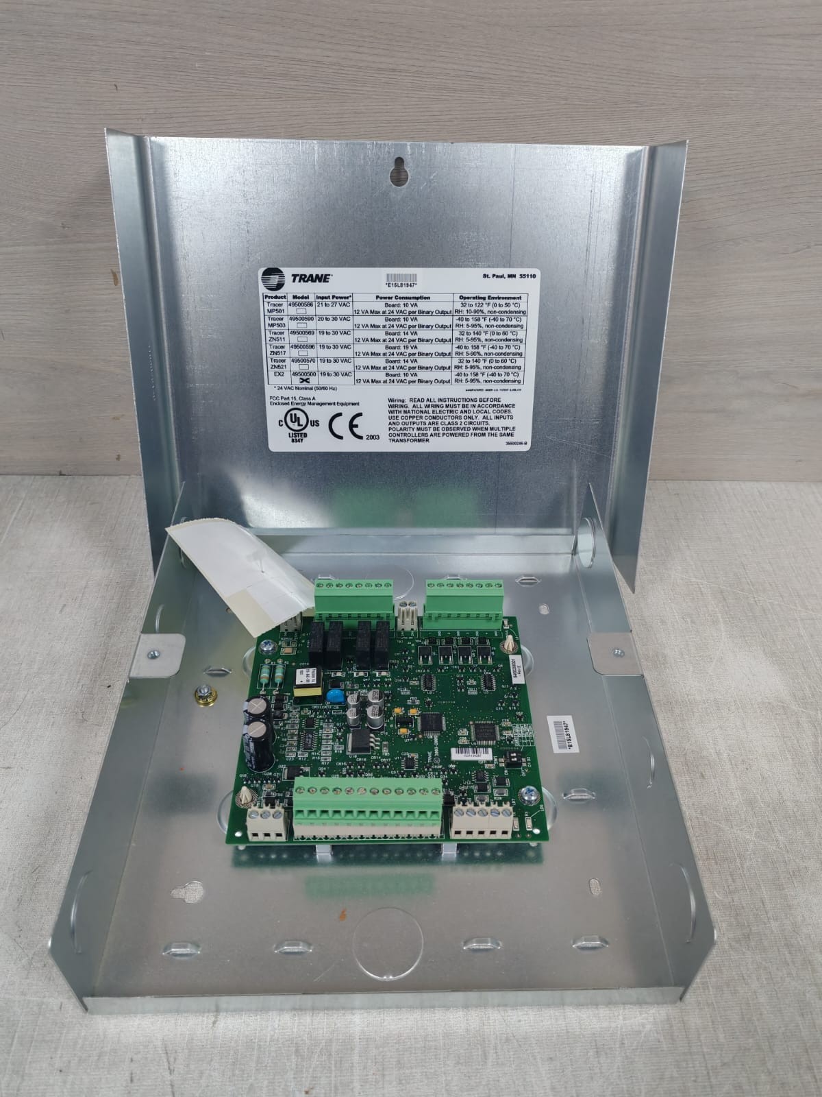 TRANE 49500500 REV. 101 / 6400258301 REV. E Expansion Module