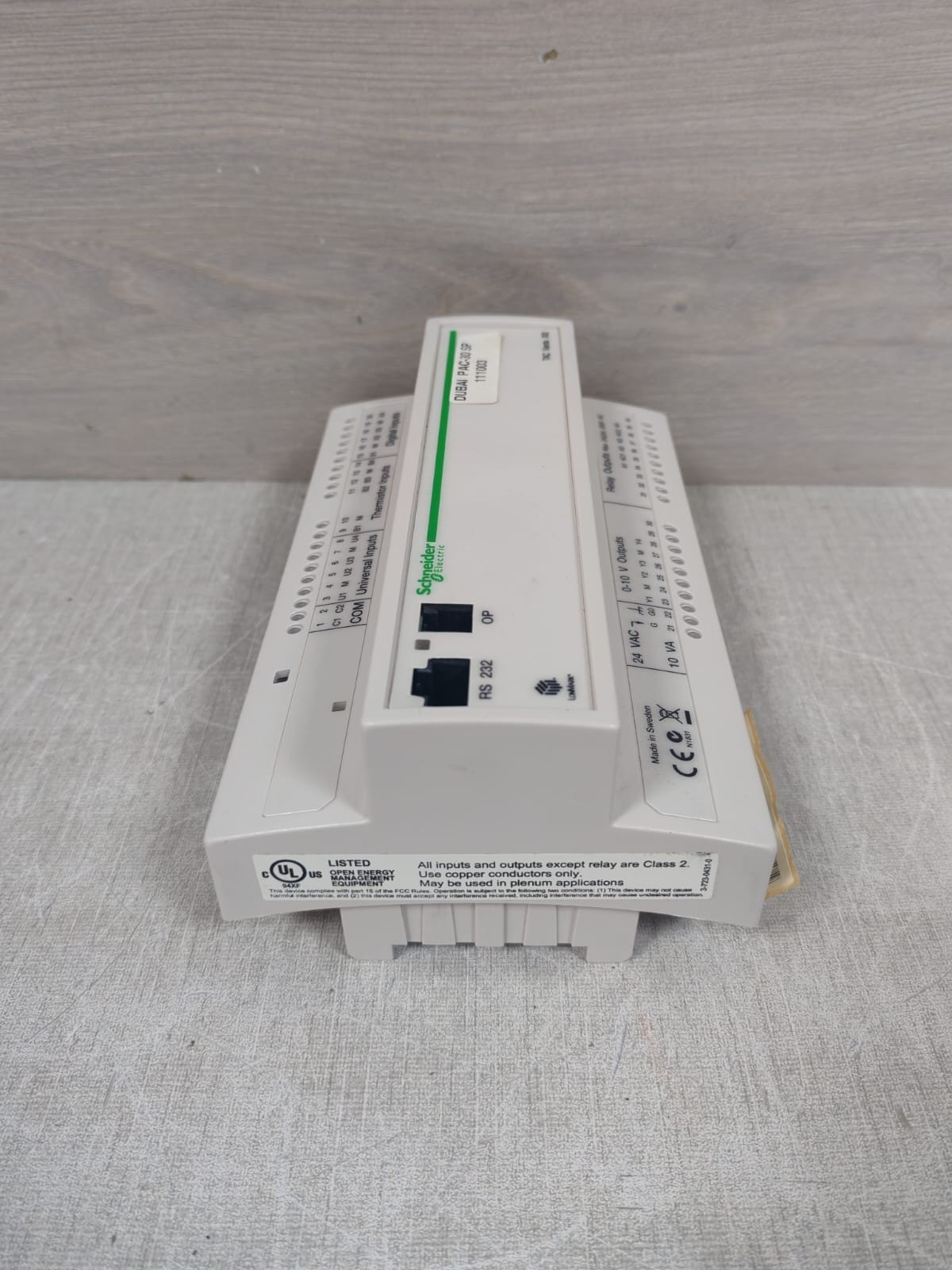 Schneider Electric 0-073-0011-2 SCHNEIDER ELECTRIC TAC XENTA 302 0-073-0011-2 PROGRAMMABLE CONTROLLER 6