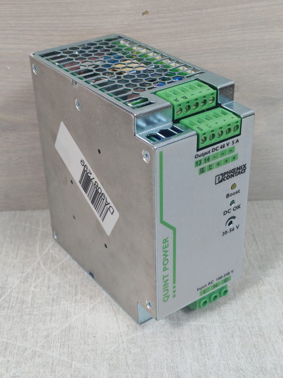 Phoenix Contact QUINT-PS/1AC/48DC/5 2866679 PHOENIX CONTACT QUINT-PS/1AC/48DC/5 2866679 POWER SUPPLY 5