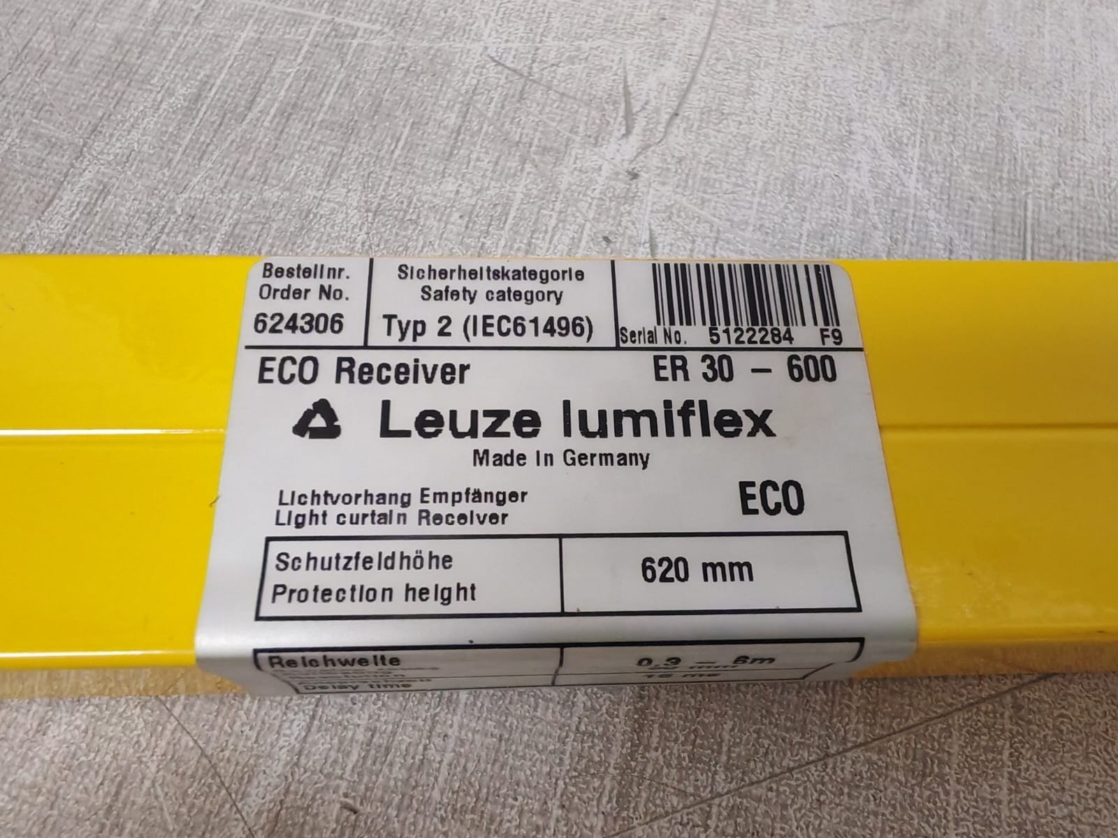 LEUZE 624306 LEUZE LUMIFLEX ER 30-600 624306 ECO Receiver 4