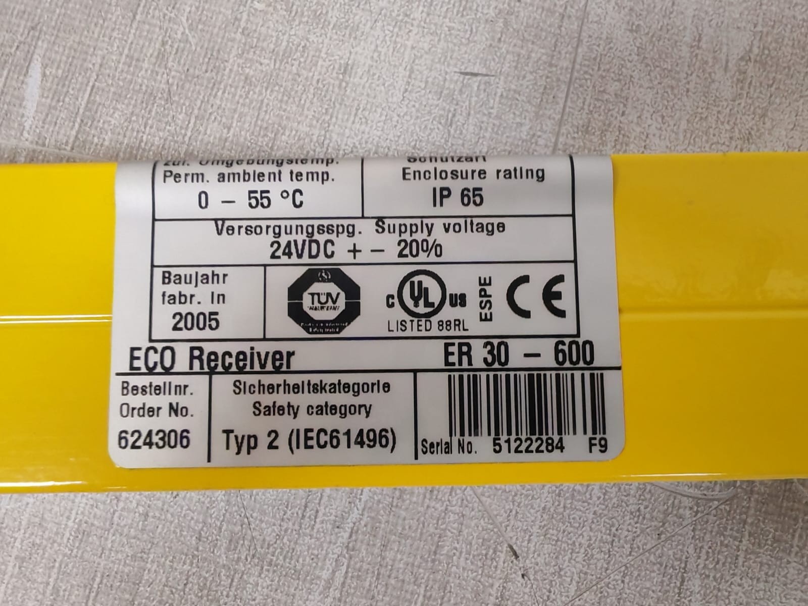 LEUZE 624306 LEUZE LUMIFLEX ER 30-600 624306 ECO Receiver 5