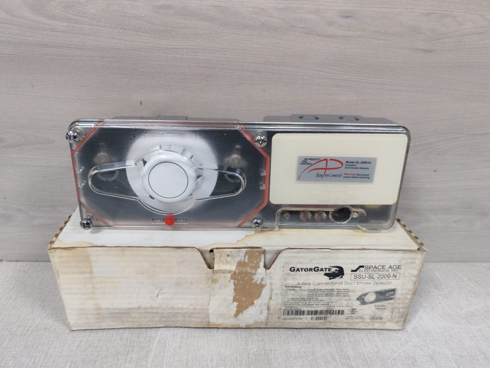 AIR PRODUCTS AND CONTROLS SL-2000-N Air Products And Controls SL-2000-N Ionization Duct Smoke Detector 2