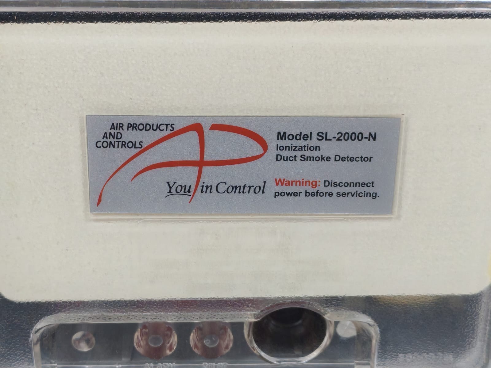 AIR PRODUCTS AND CONTROLS SL-2000-N Air Products And Controls SL-2000-N Ionization Duct Smoke Detector 4