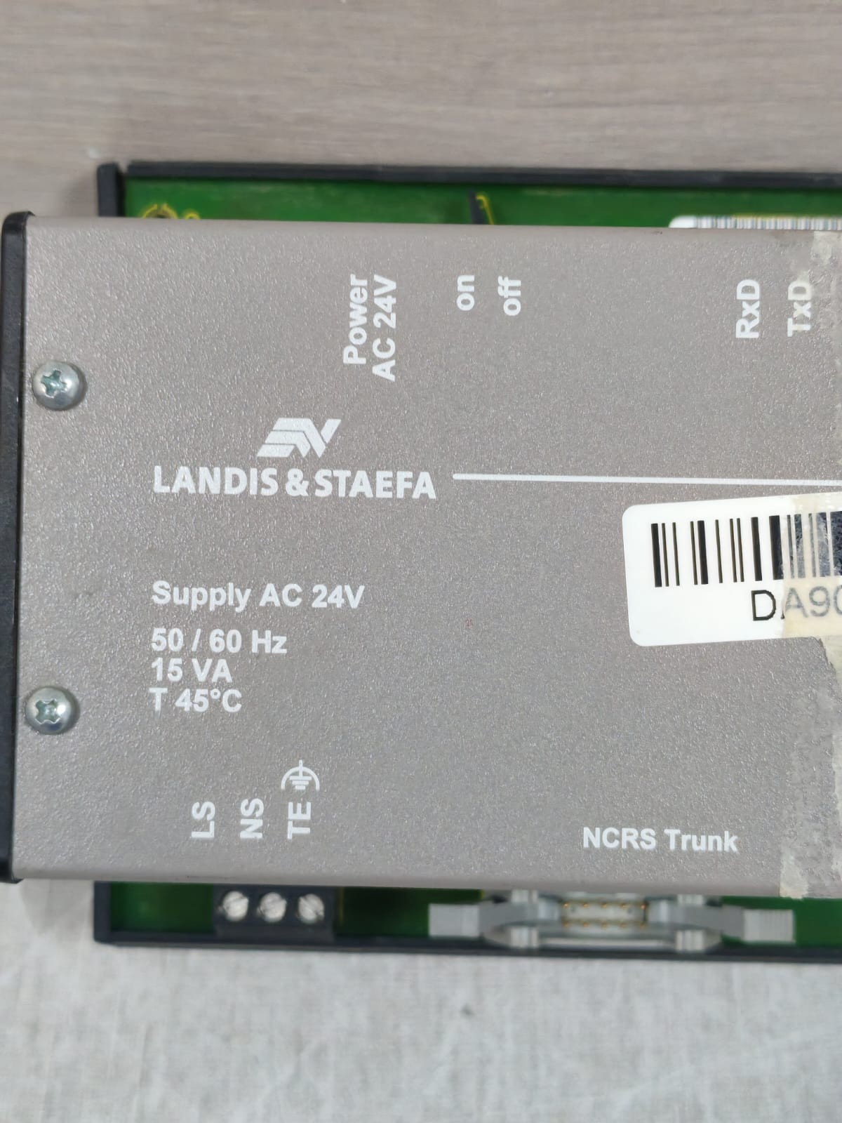 LANDIS & STAEFA NAPC 990924 LANDIS & STAEFA NAPC 990924 CONTROLLER AC24V 2