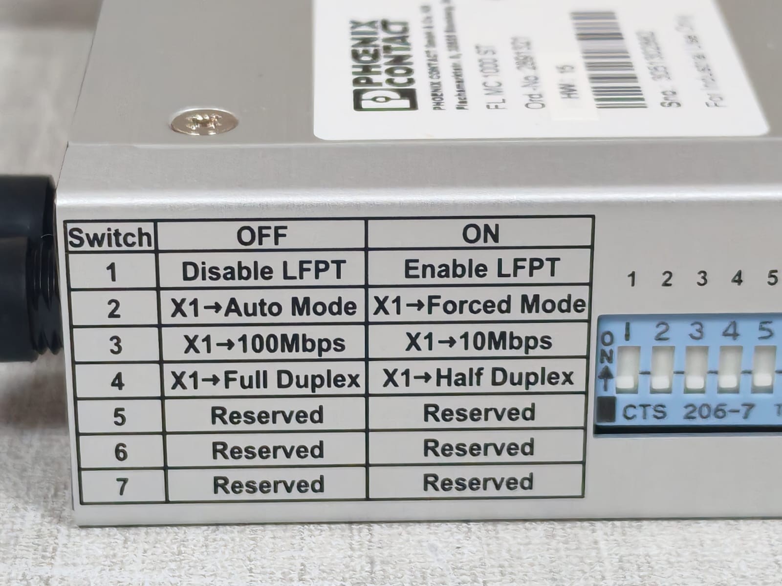 Phoenix Contact 2891321 Phoenix Contact FL MC 1000 ST FO-Converters 2891321 6