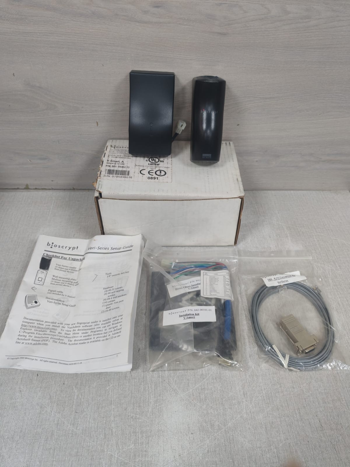 BIOSCRYPT V-SMART A 871-05422-13R /871-05412-11 ACCESS CONTROL DEVICE