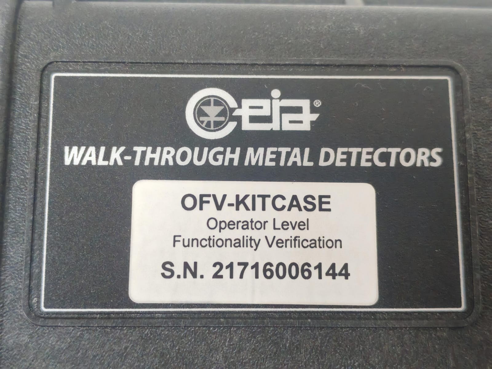 CEIA OFV KIT 2 CEIA OFV KIT 2 CALIBRATION TEST KIT OFV-KITCASE 7