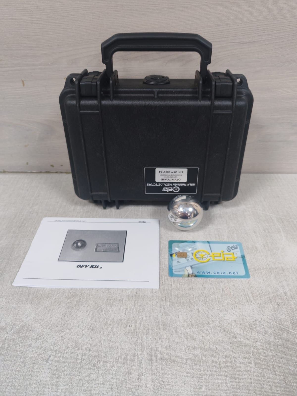 CEIA OFV KIT 2 CALIBRATION TEST KIT OFV-KITCASE
