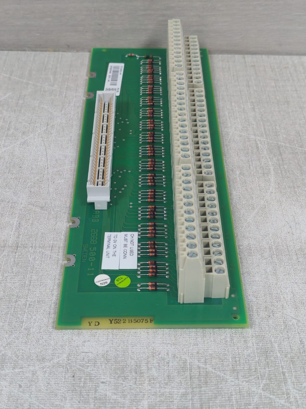 ABB 2668 500-11 ABB 2668 500-11 TERMINAL UNIT BOARD 8