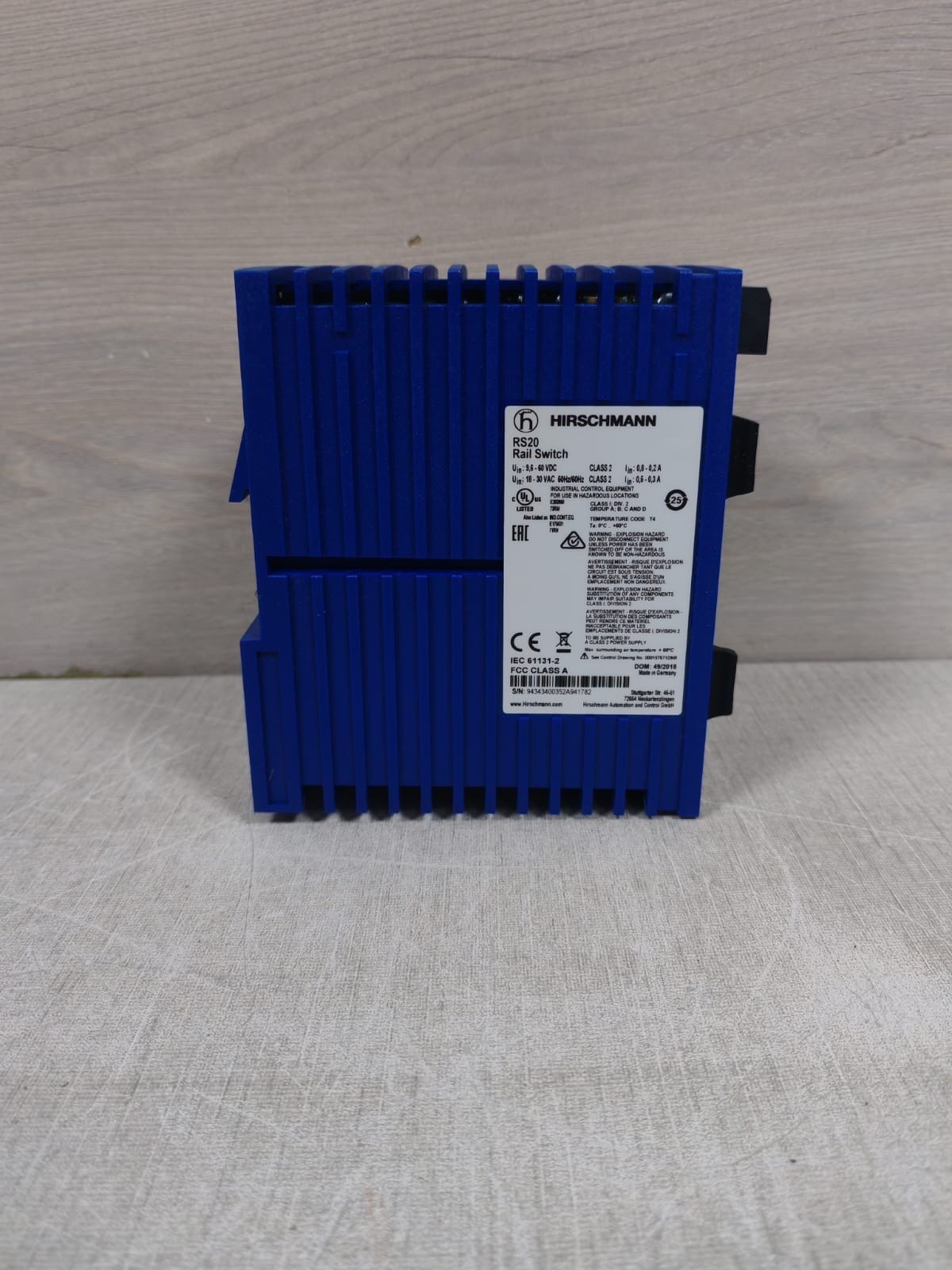 HIRSCHMANN RS20-0800M2MSDAEHH09.0.14 HIRSCHMANN RS20 / RS20-0800M2MSDAEHH09.0.14 RAIL SWITCH 8