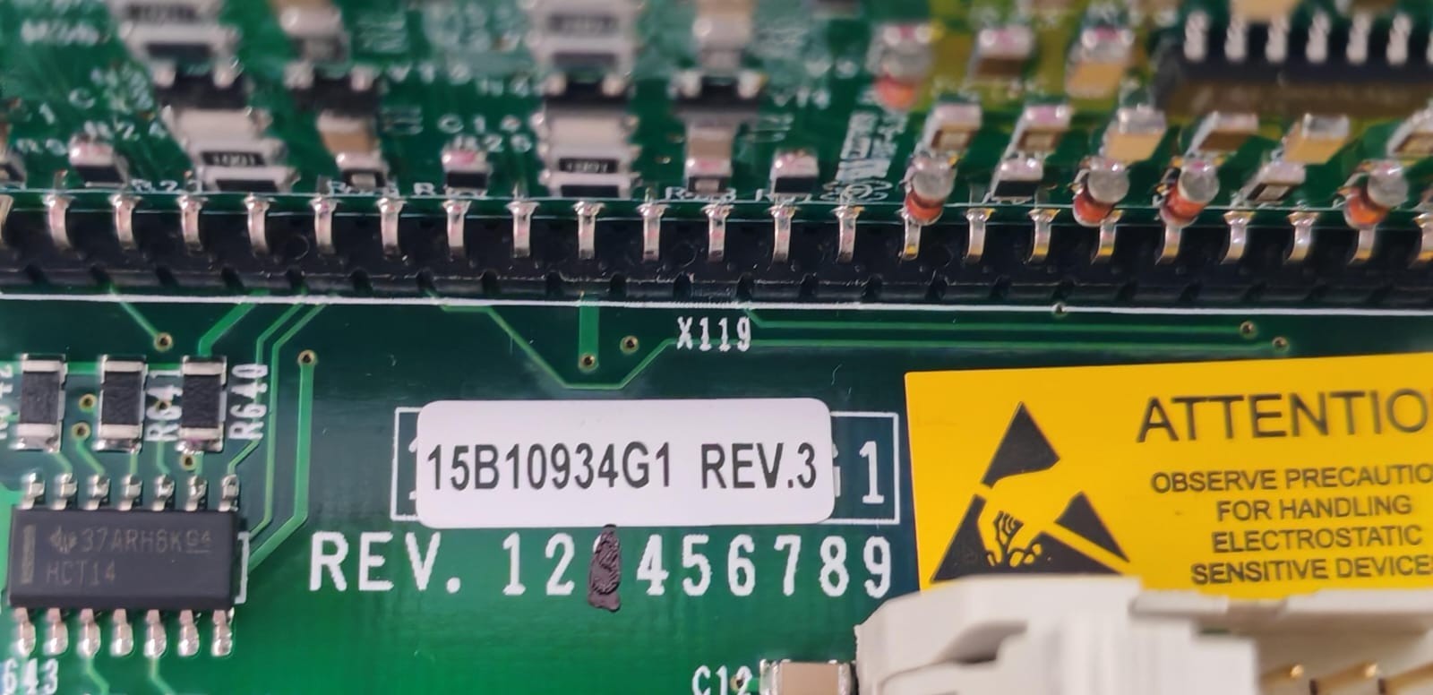 Emerson 15B10934G1 REV.3 / 15H50601 REV. A EMERSON 15B10934G1 REV.3 / 15H50601 REV. A BOARD INTERVER INTERFACE 5