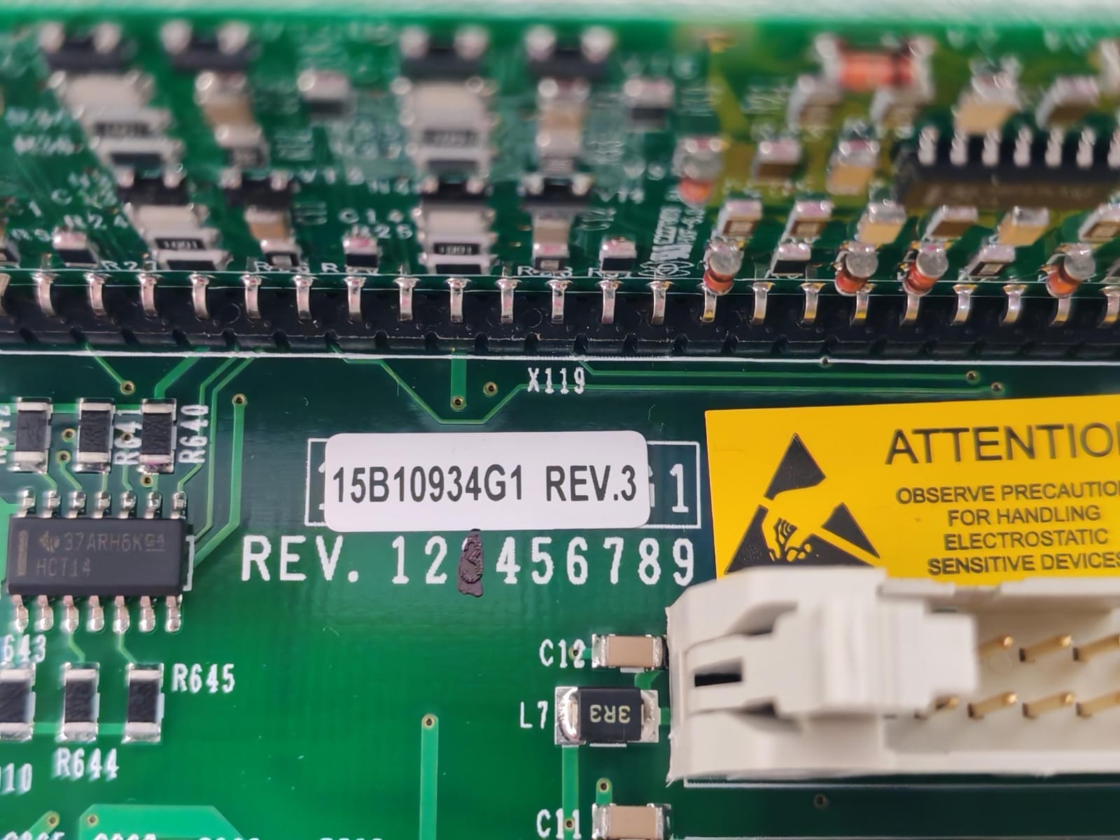 Emerson 15B10934G1 REV.3 / 15H50601 REV. A EMERSON 15B10934G1 REV.3 / 15H50601 REV. A BOARD INTERVER INTERFACE 6