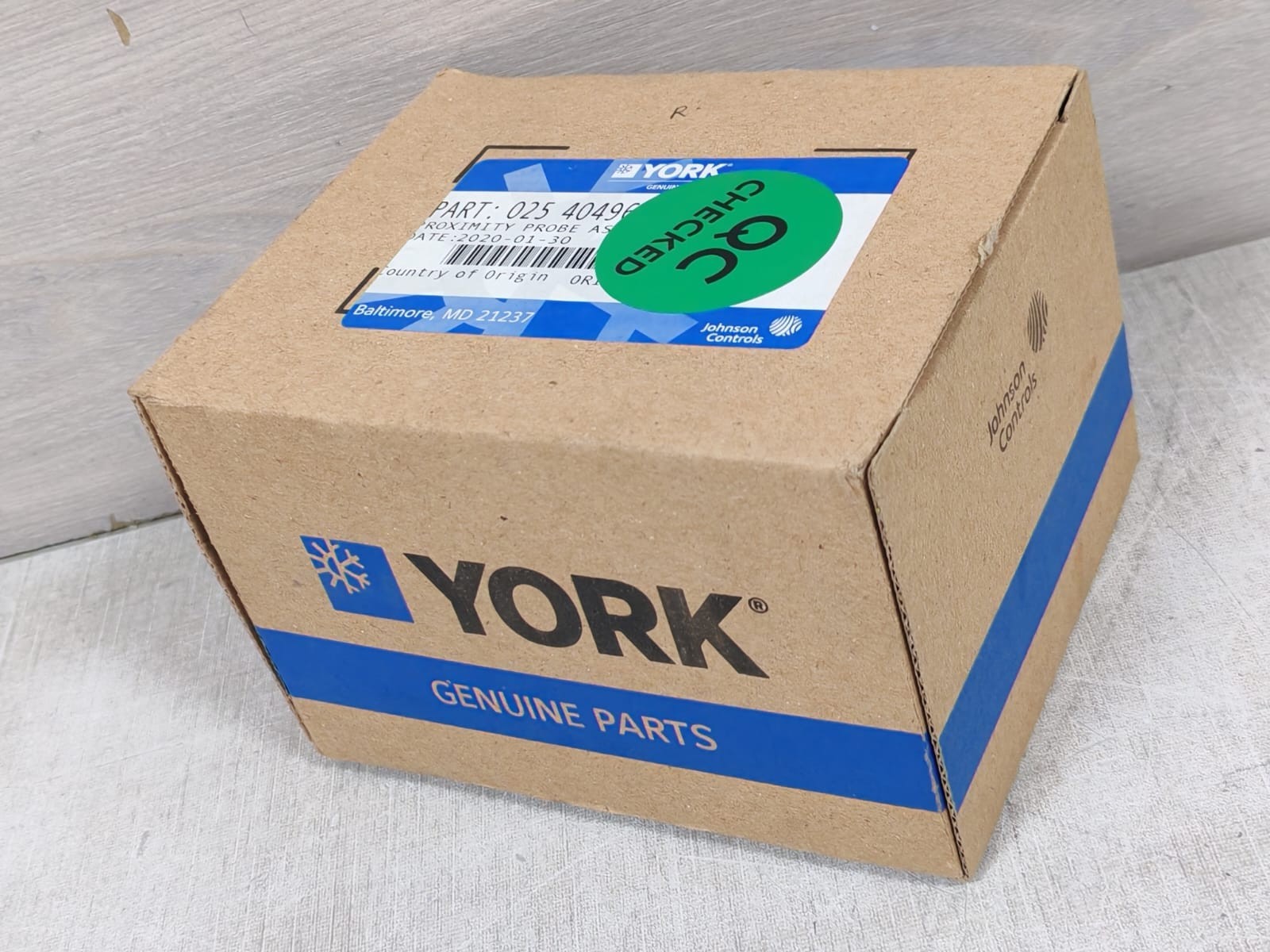 YORK 025 40496 000 / 025-40496-001,025-40496-002 and 025-40496-003 YORK 025 40496 000 proximity probe assembly / 025-40496-001,..-002 and..-003 2