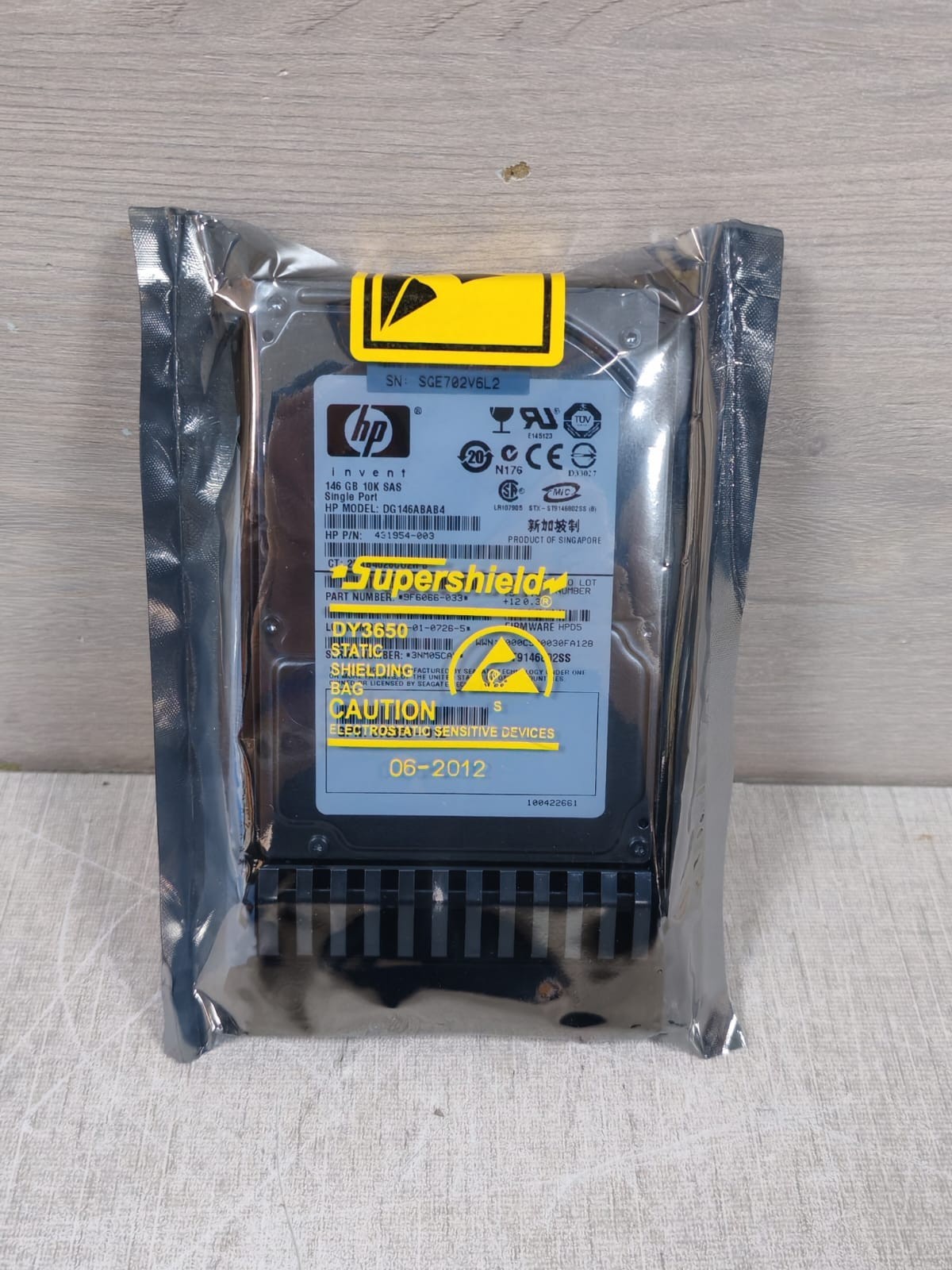 HP 432320-001 HP DC146ABAB4 146 GB 10K SAS Single Port 4431954-003 Hard Disk Drive 3
