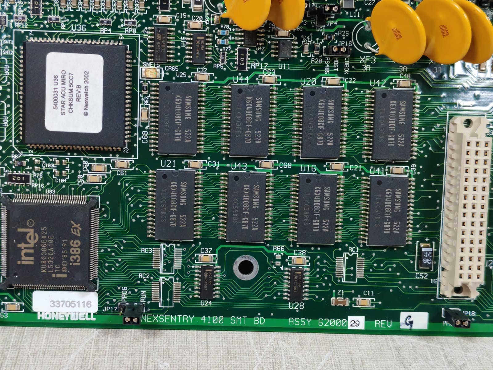 Honeywell 6200029 Honeywell Nexsentry 4100 SMT BD Control Module 6200029 Rev.G 2