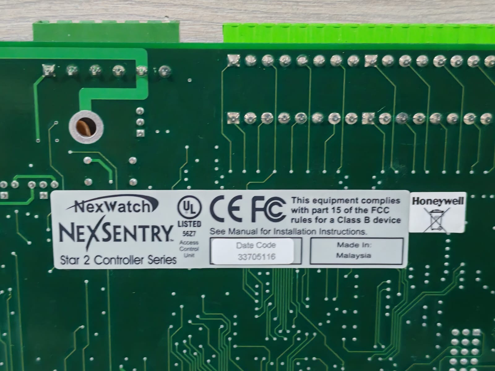 Honeywell 6200029 Honeywell Nexsentry 4100 SMT BD Control Module 6200029 Rev.G 7