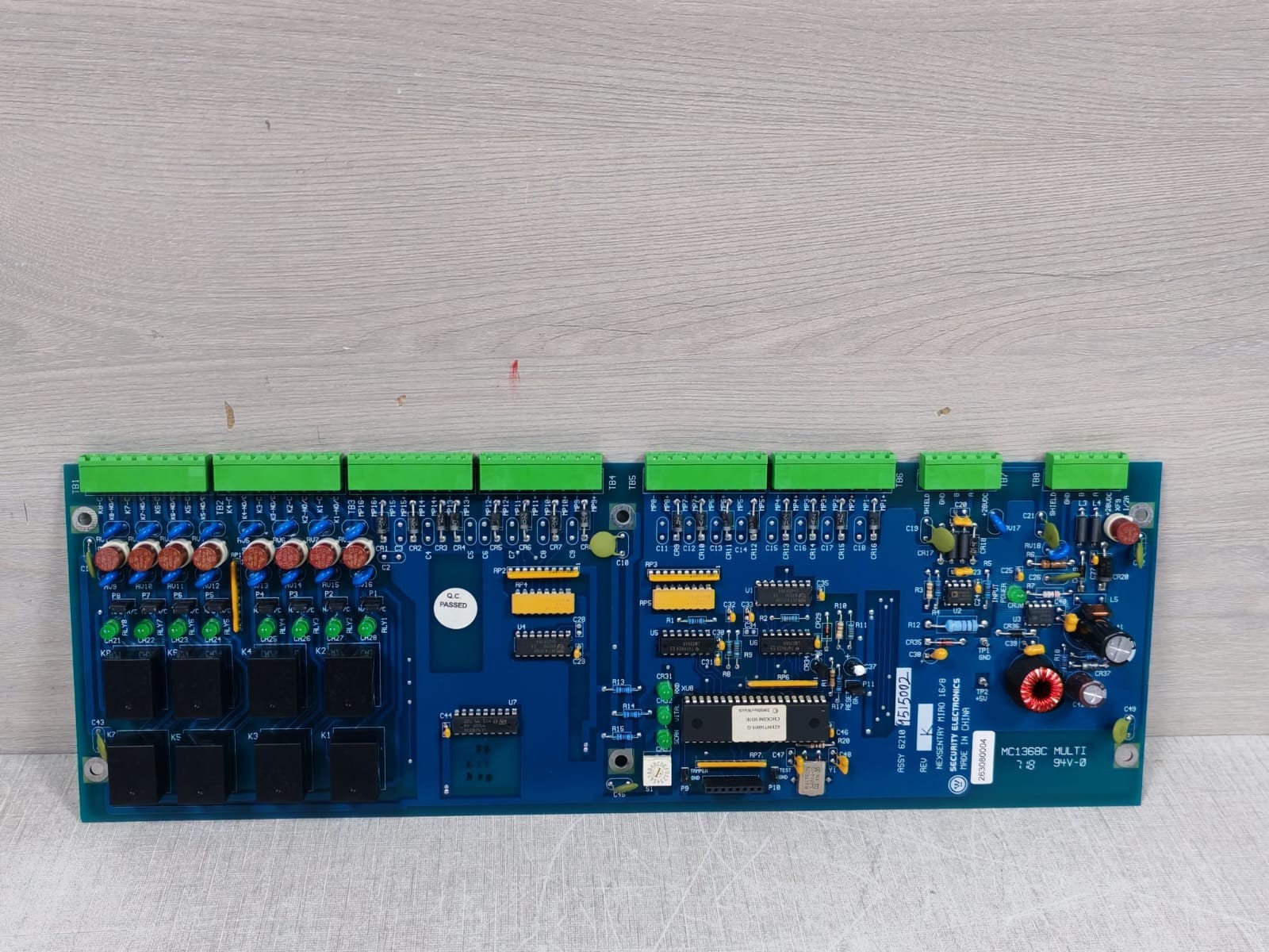 WSE NEXSENTRY MIRO 16/8 Module 4100 Series PCB Board