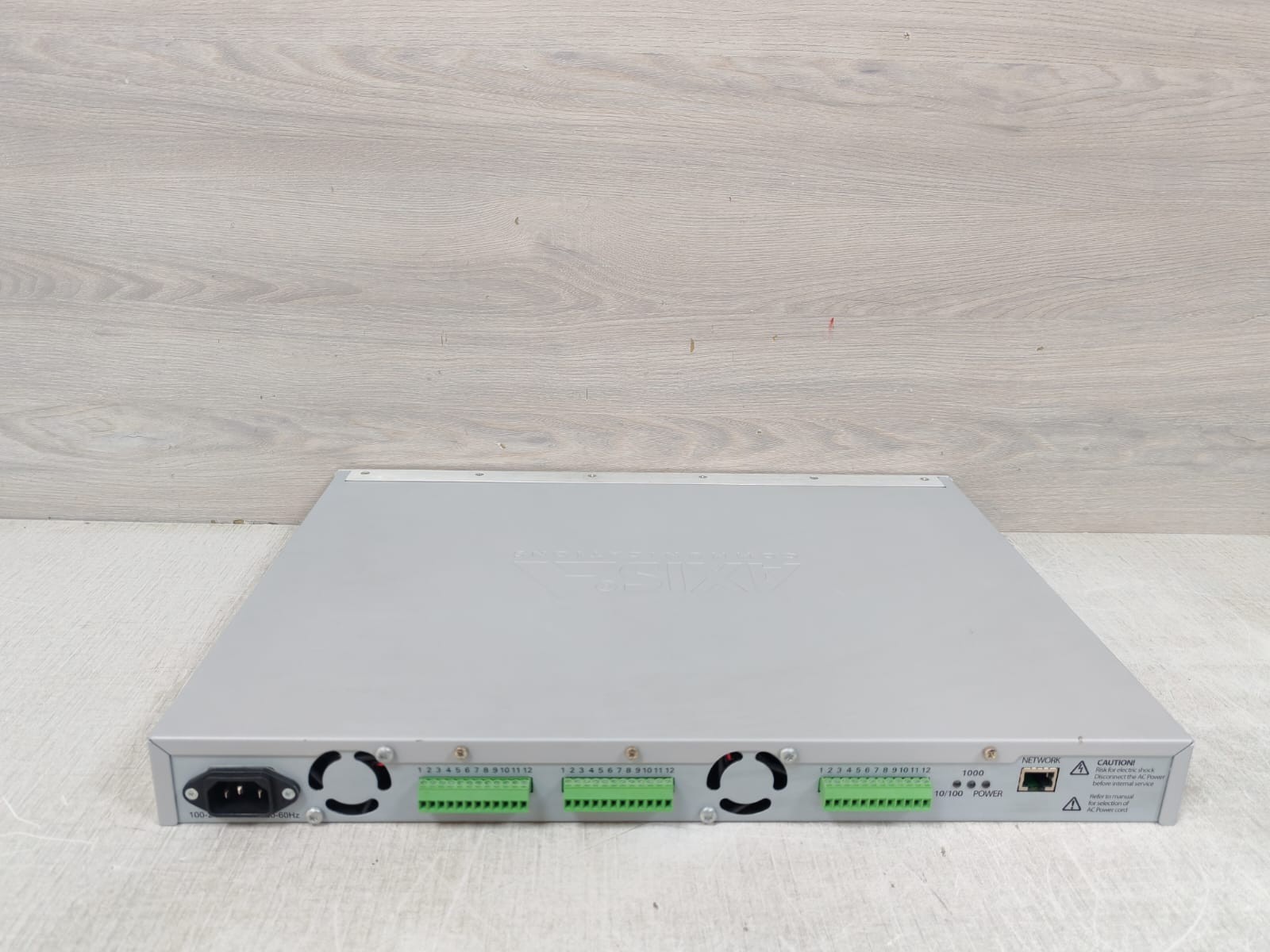 Axis 0267-001-05 AXIS 291 1U Video Rack 0267-001-05 100-240VAC,50-60Hz,1.9A 5