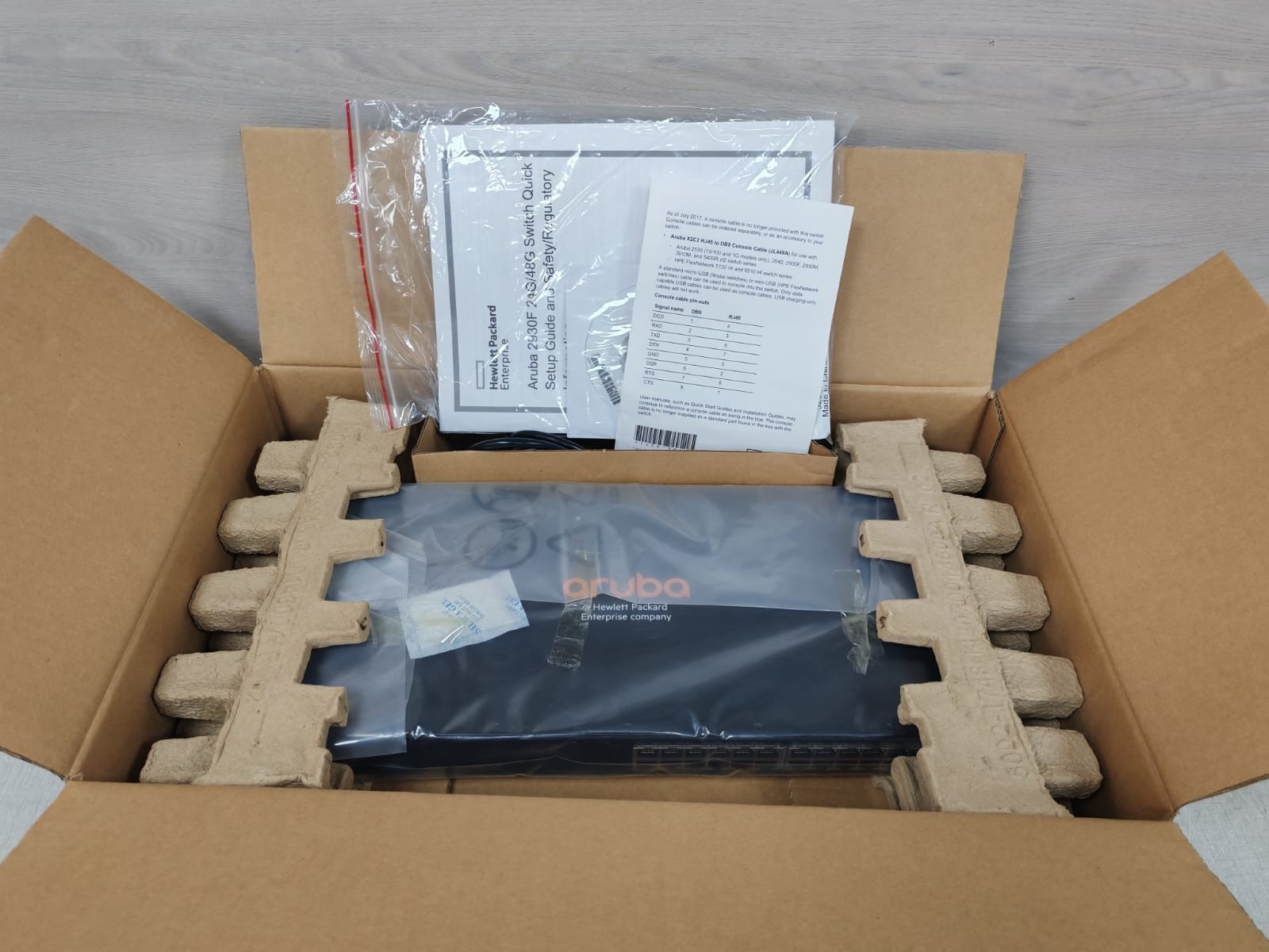 Aruba JL259A/JL259-61002 ARUBA 2930F JL259A/ JL259-61002 24G 4SFP SWITCH PORTS 9