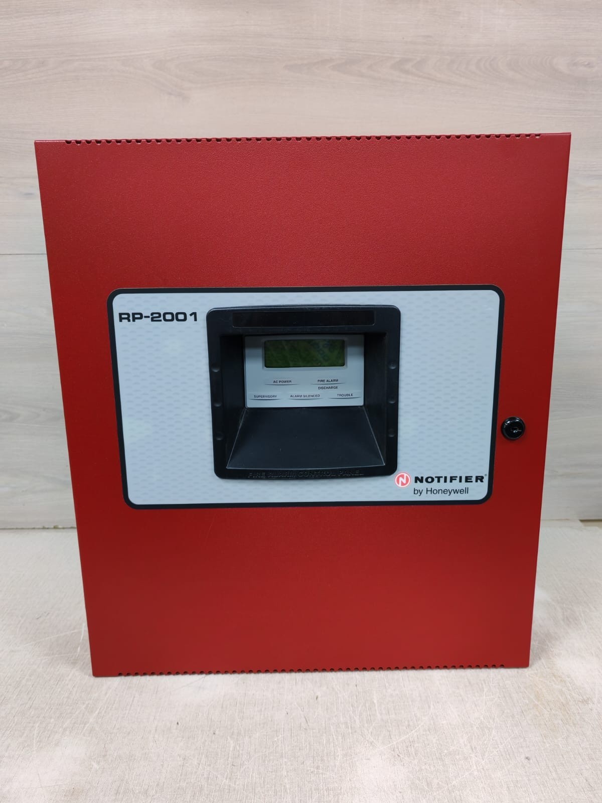 NOTIFIER BY HONEYWELL RP-2001 FIRE ALARM CONTROL PANEL-W/O KEY & ORIG.BOX