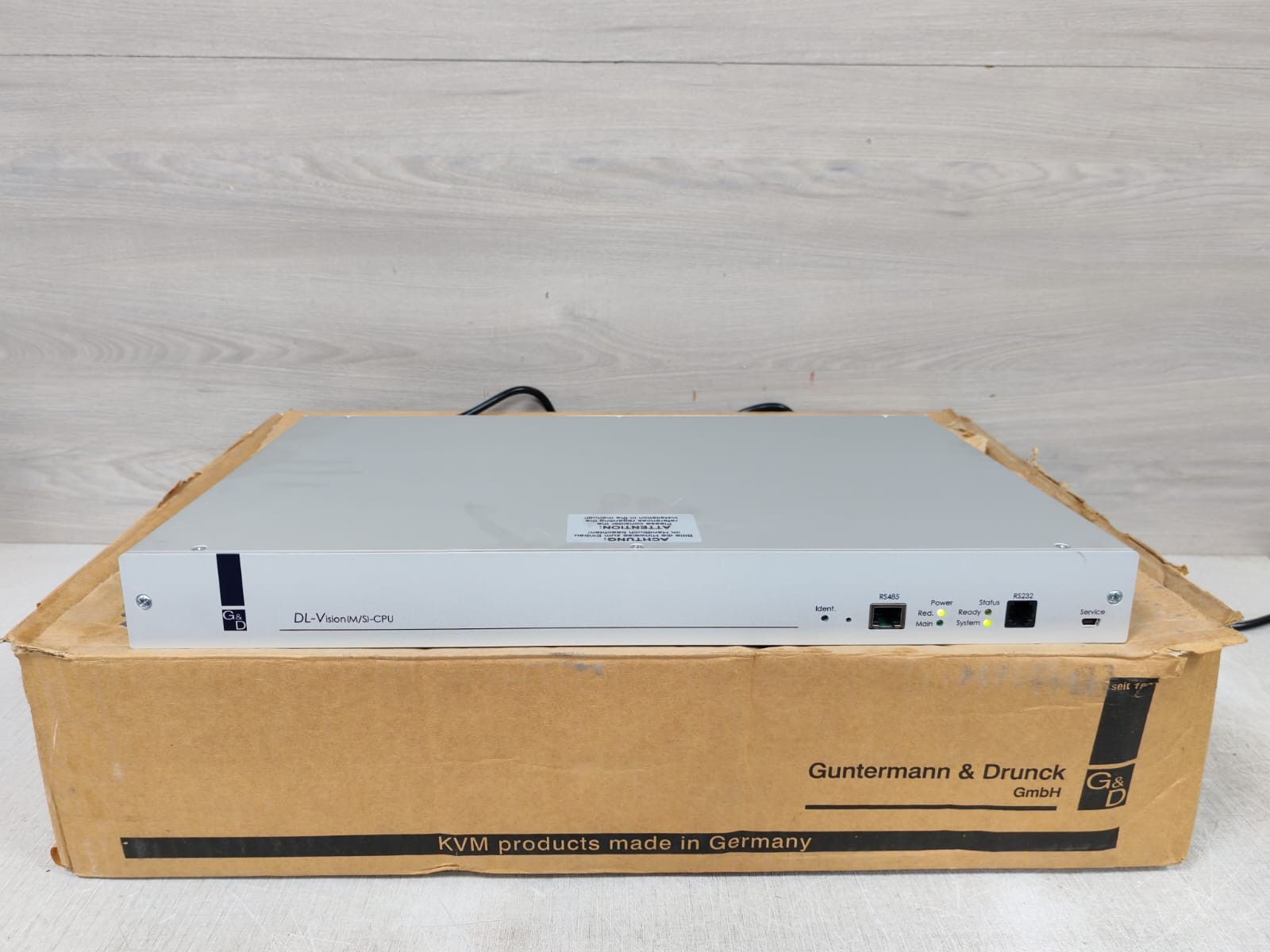 GUNTERMANN & DRUNCK DL-VISION M/S ARU2-CPU GUNTERMANN & DRUNCK DL-Vision M/S ARU2-CPU A1210067 100-240 VAC 60-50 Hz 5