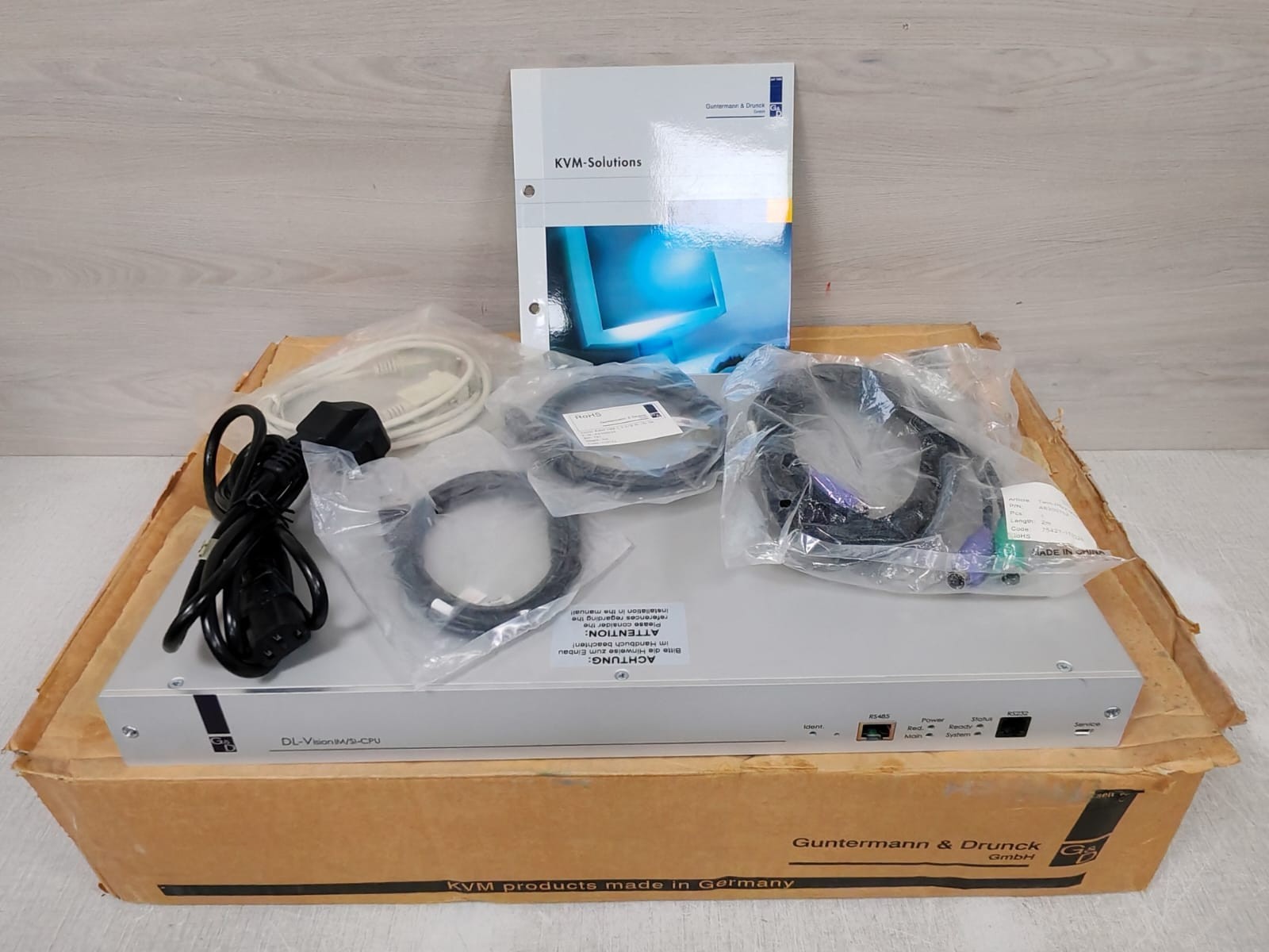 GUNTERMANN & DRUNCK DL-Vision M/S ARU2-CPU A1210067 100-240 VAC 60-50 Hz
