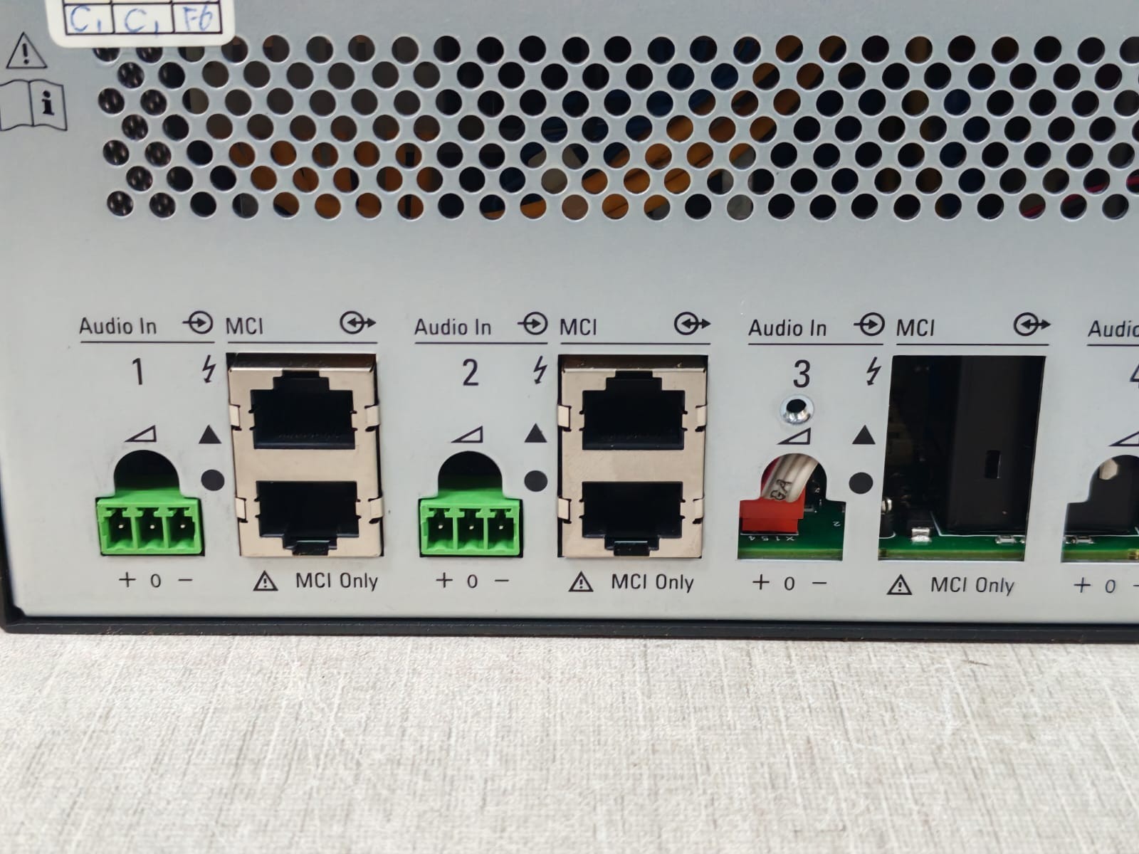 Bosch F01U010342 HW06/05 BOSCH SECURITY SYSTEMS PRS-2B250 MAT/N:F01U010342 HW06/05 BASIC AMPLIFIER 7