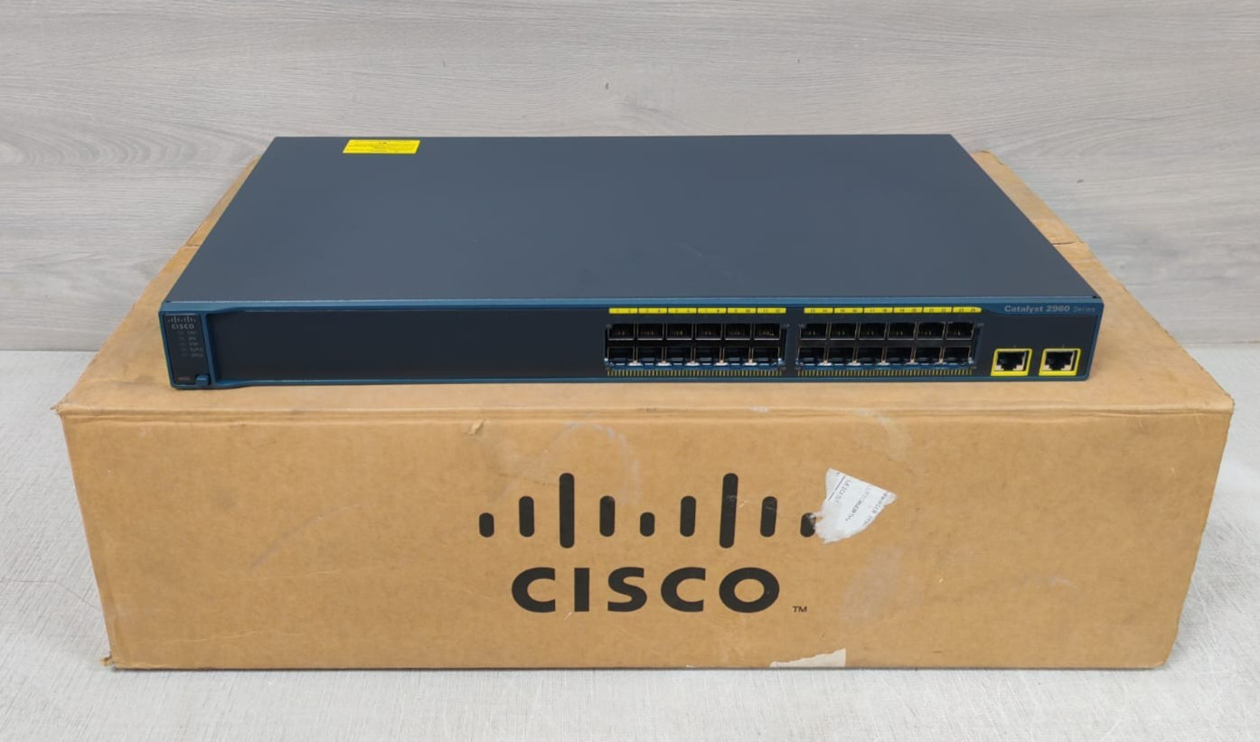 Cisco WS-C2960-24TT-L Cisco WS-C2960-24TT-L Catalyst 2960 Series 24-Port Ethernet Switch 2