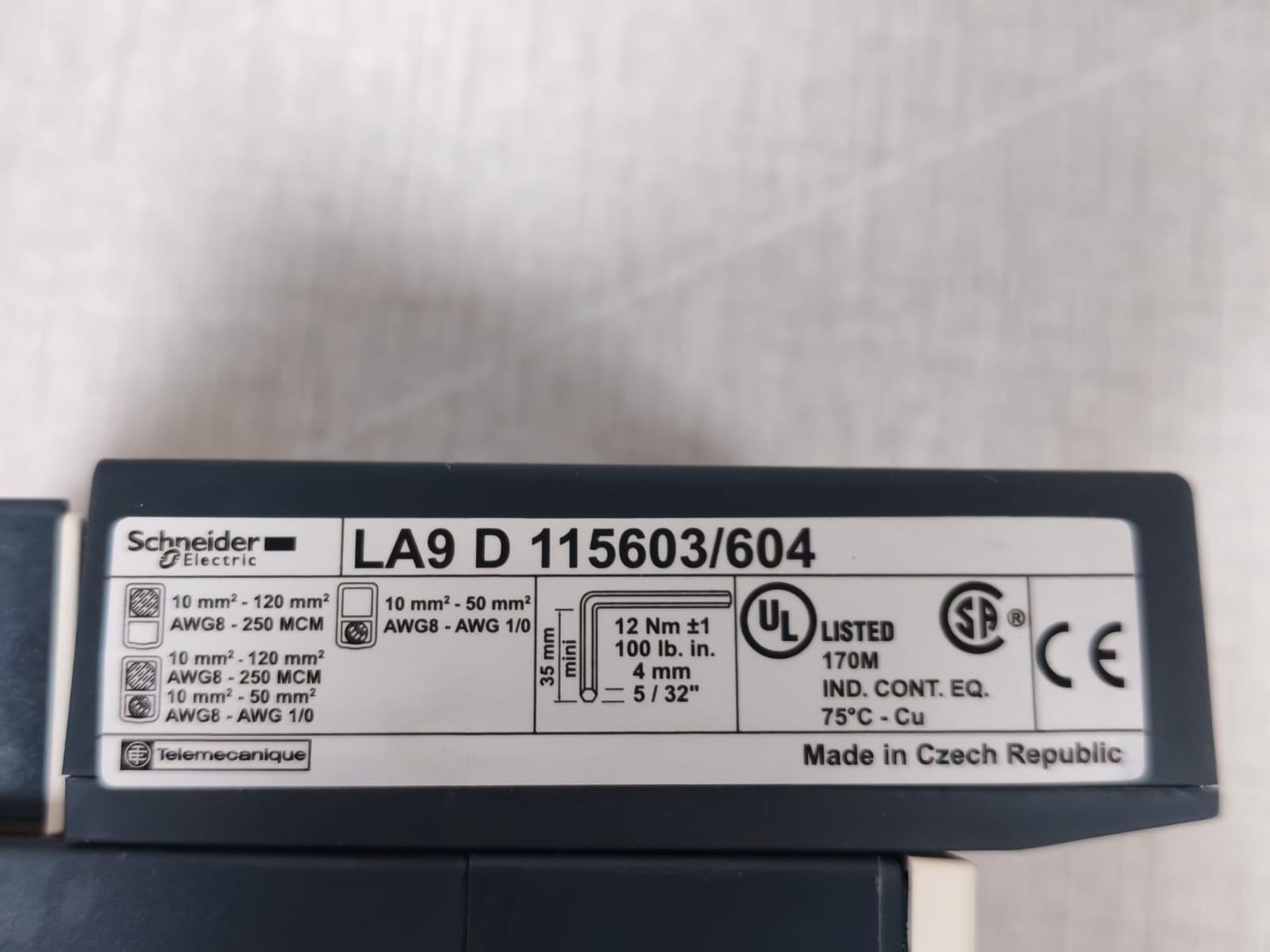 Schneider Electric LC1D115 Schneider Electric LC1D115 Contactor 4