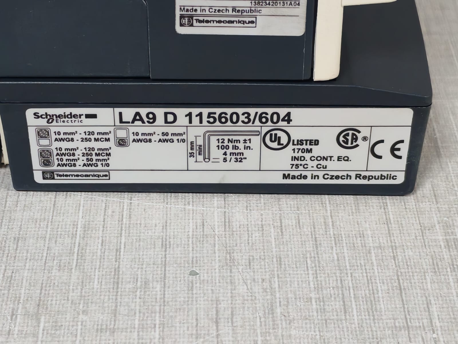 Schneider Electric LC1D115/LC1D115F7 Schneider Electric LC1D115/LC1D115F7 Contactor 6