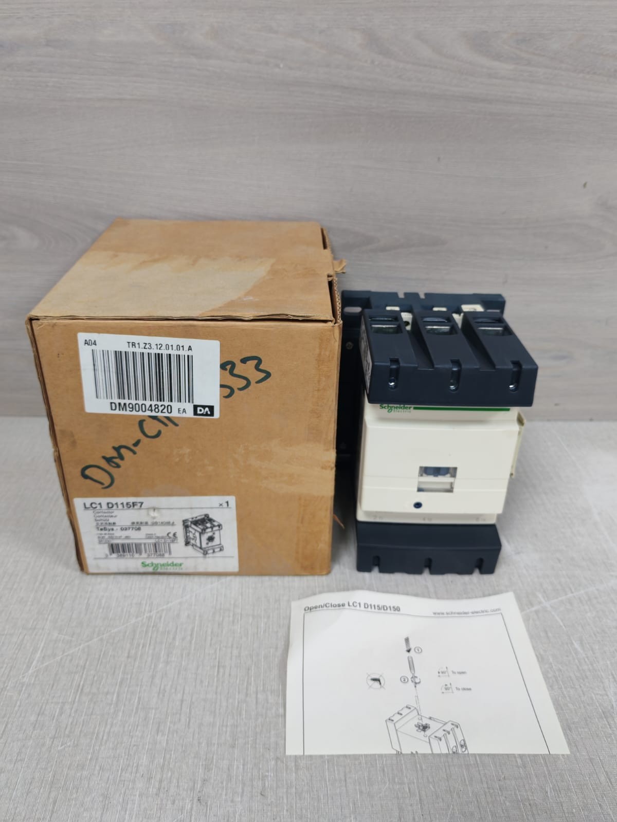 Schneider Electric LC1D115/LC1D115F7 Contactor
