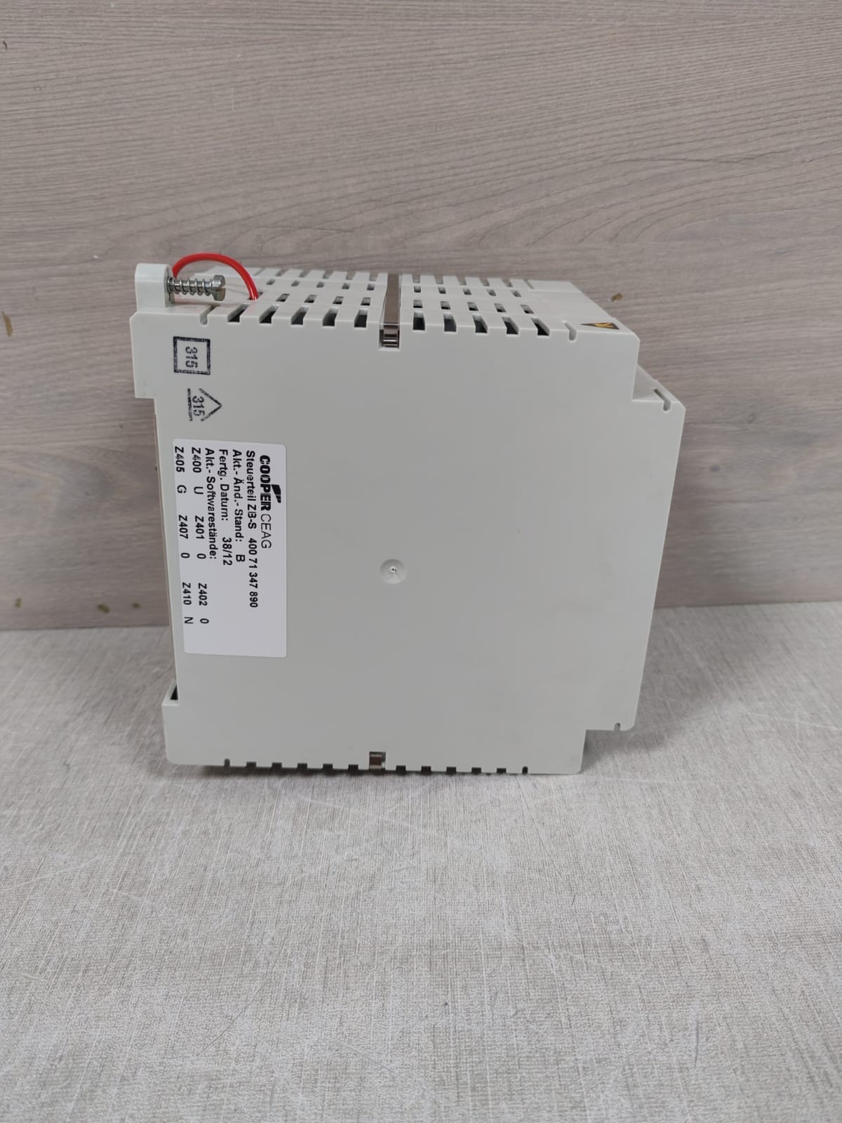 COOPER CEAG ZB-S 40071347890 COOPER CEAG STEUERTEIL ZB-S 40071347890 CONTROL PART 8