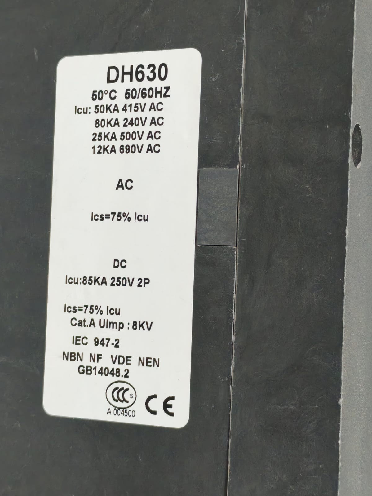 GE DH630 GE Record DH630 Triple Pole 4