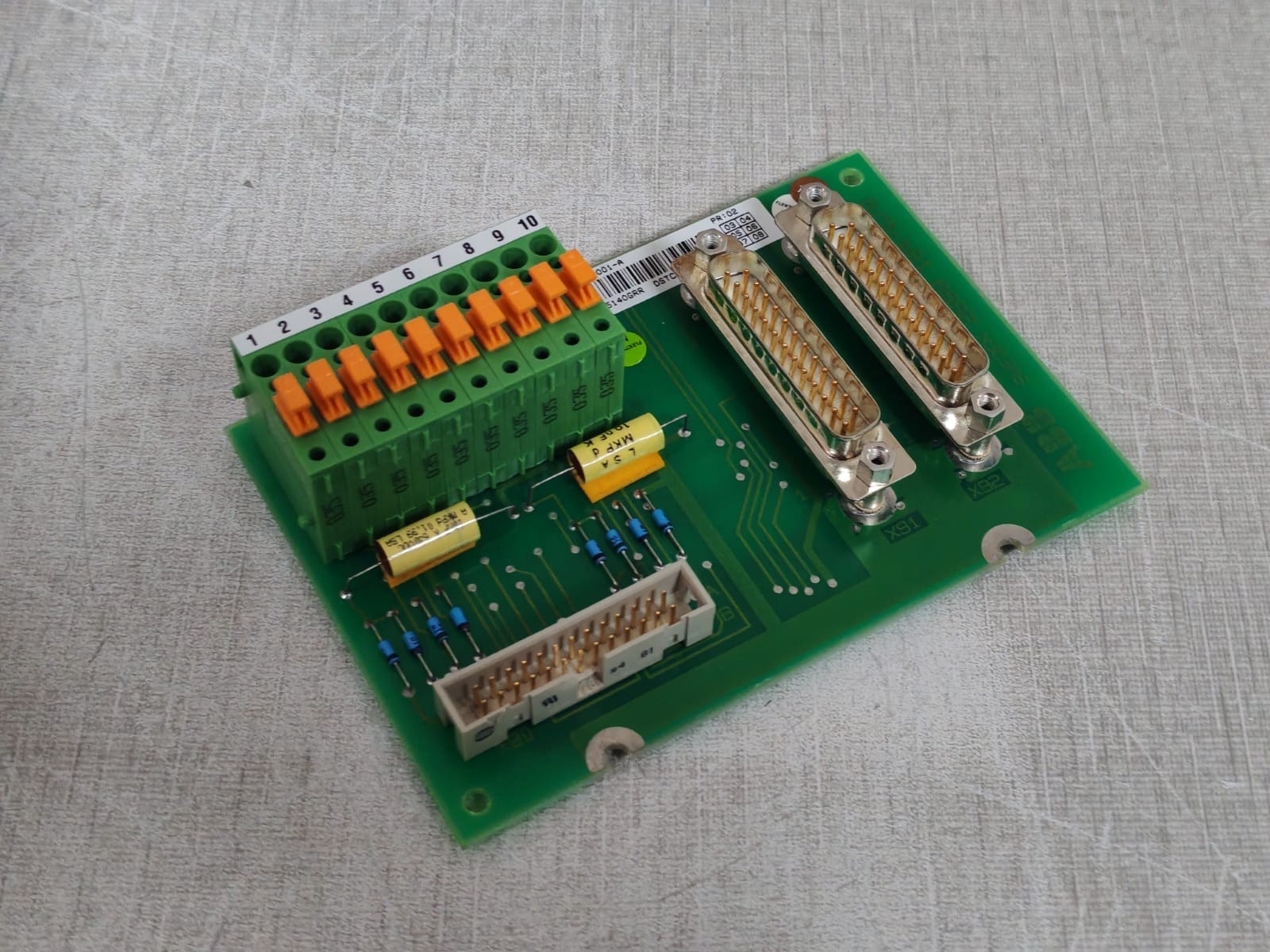 ABB 2668-184-678 57520001-A PR:02 ABB 2668-184-678 57520001-A PR:02 PRINTED CIRCUIT BOARD 2