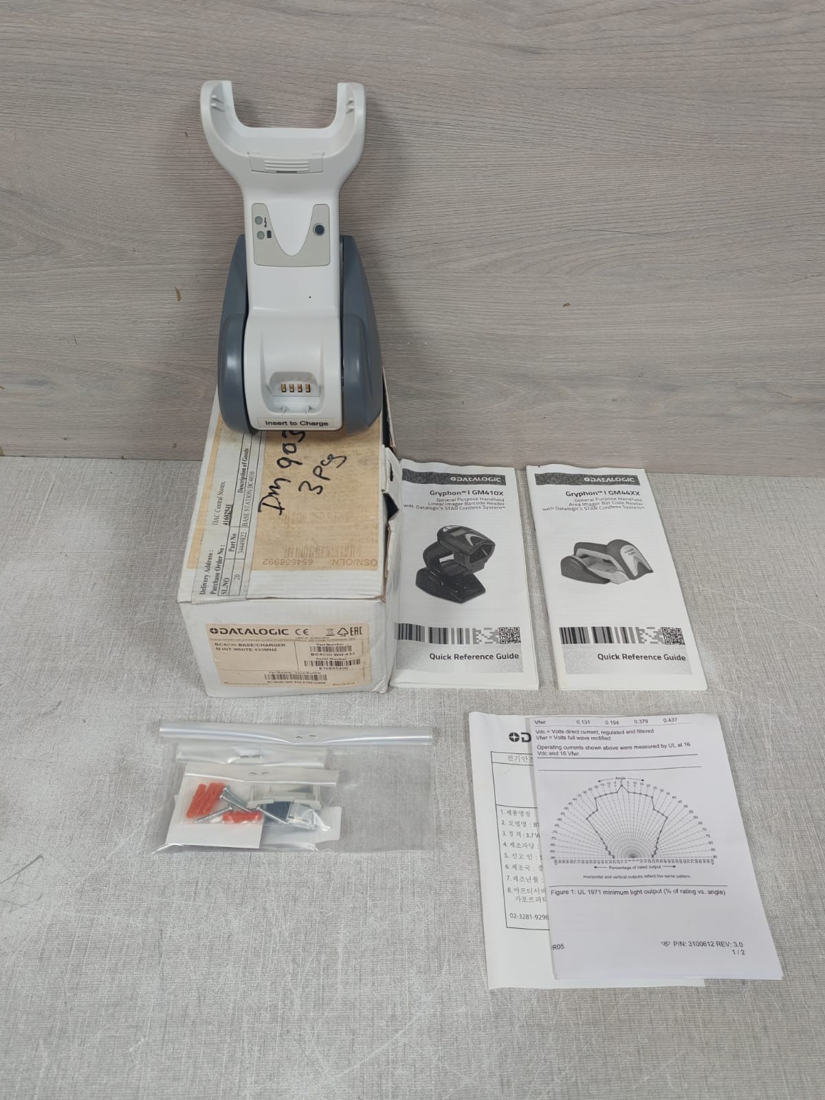 DATALOGIC GRYPHON BC4030-WH-433 Base/Charger