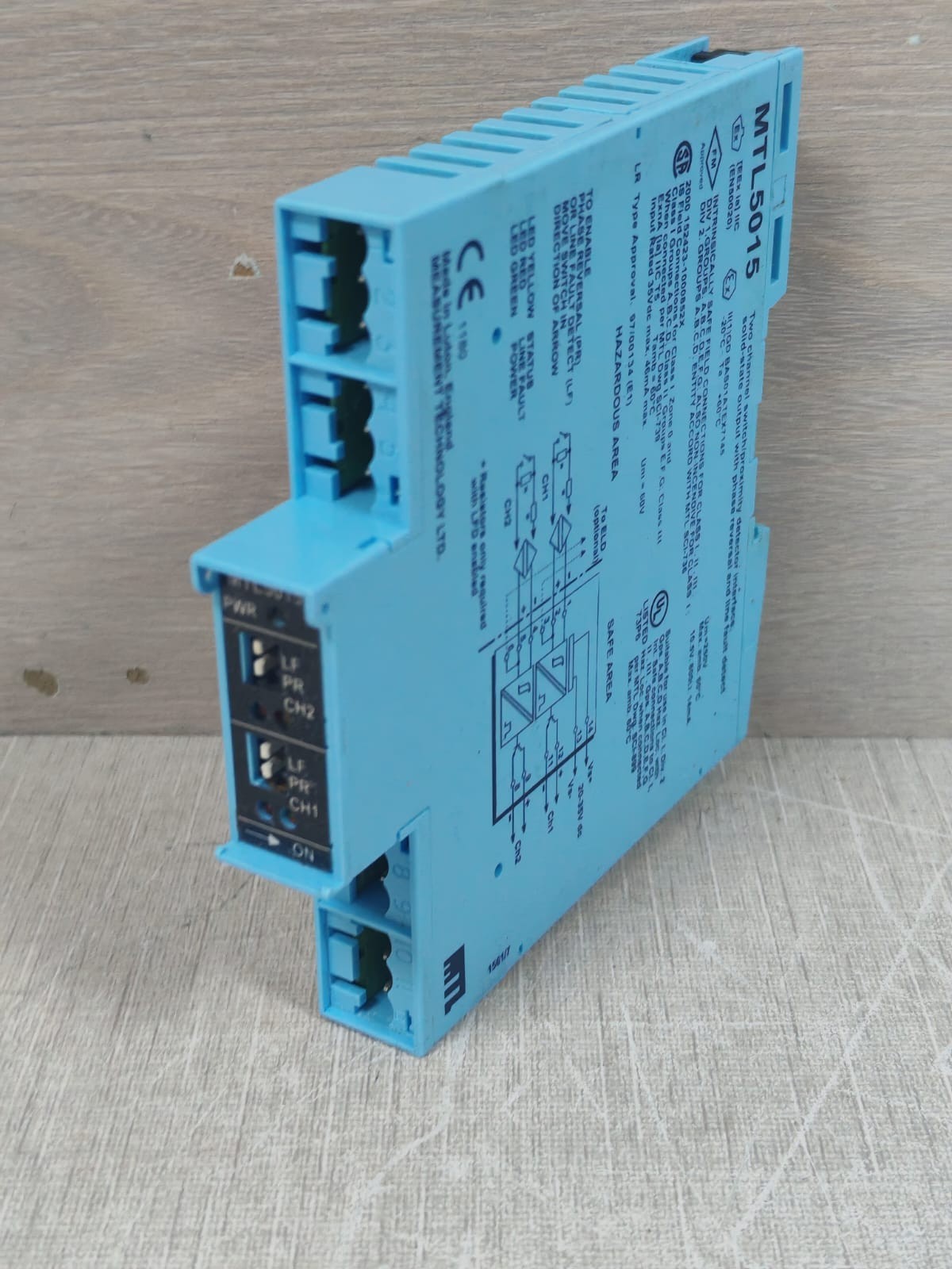 MEASUREMENT TECHNOLOGY MTL5015 MEASUREMENT TECHNOLOGY MTL5015 2 CHANNEL SWITCH/PROXIMITY DETECTOR INTERFACE 5