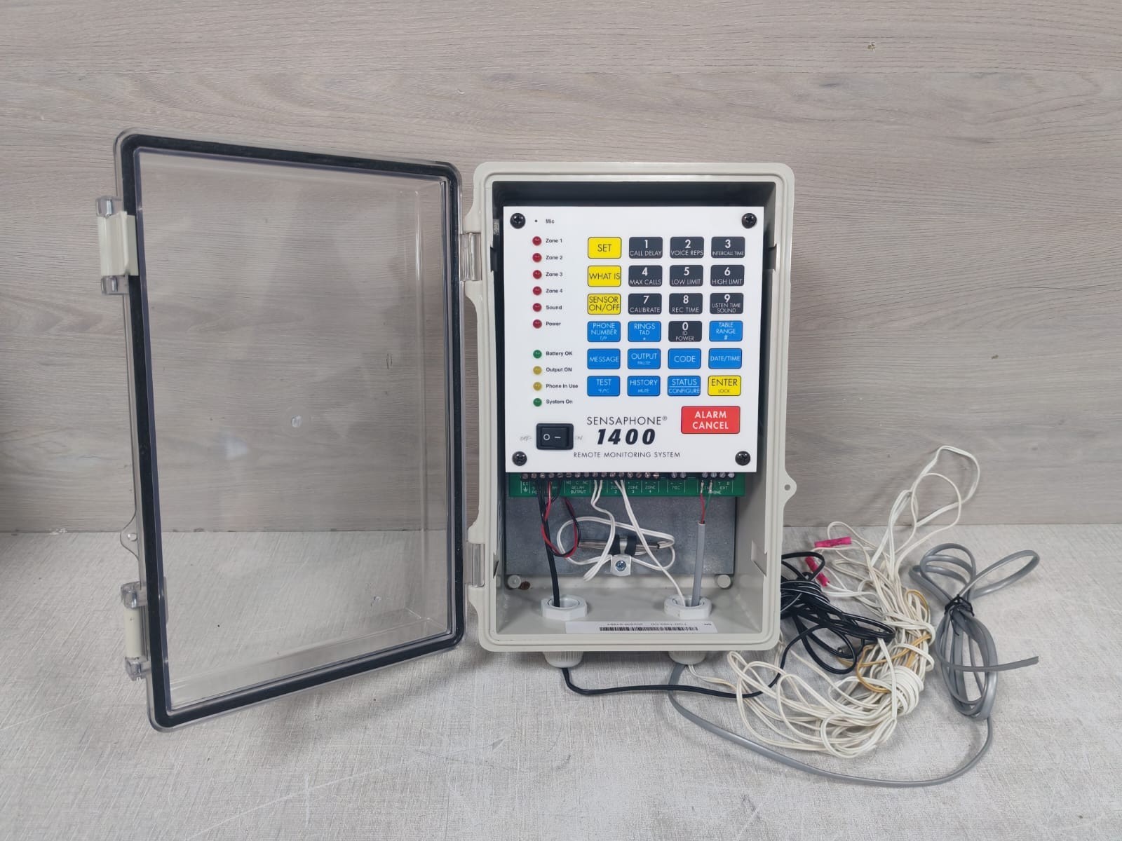 SENSAPHONE FGD-1400 SENSAPHONE 1400 FGD-1400 REMOTE MONITORING SYSTEM 3