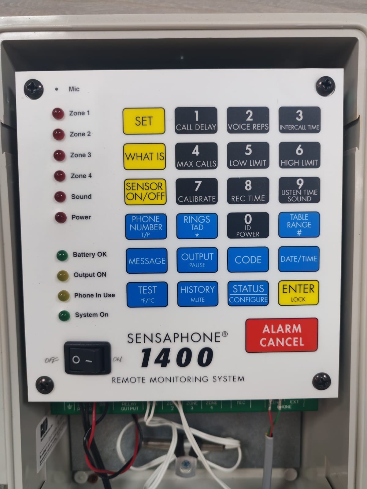 SENSAPHONE FGD-1400 SENSAPHONE 1400 FGD-1400 REMOTE MONITORING SYSTEM 4