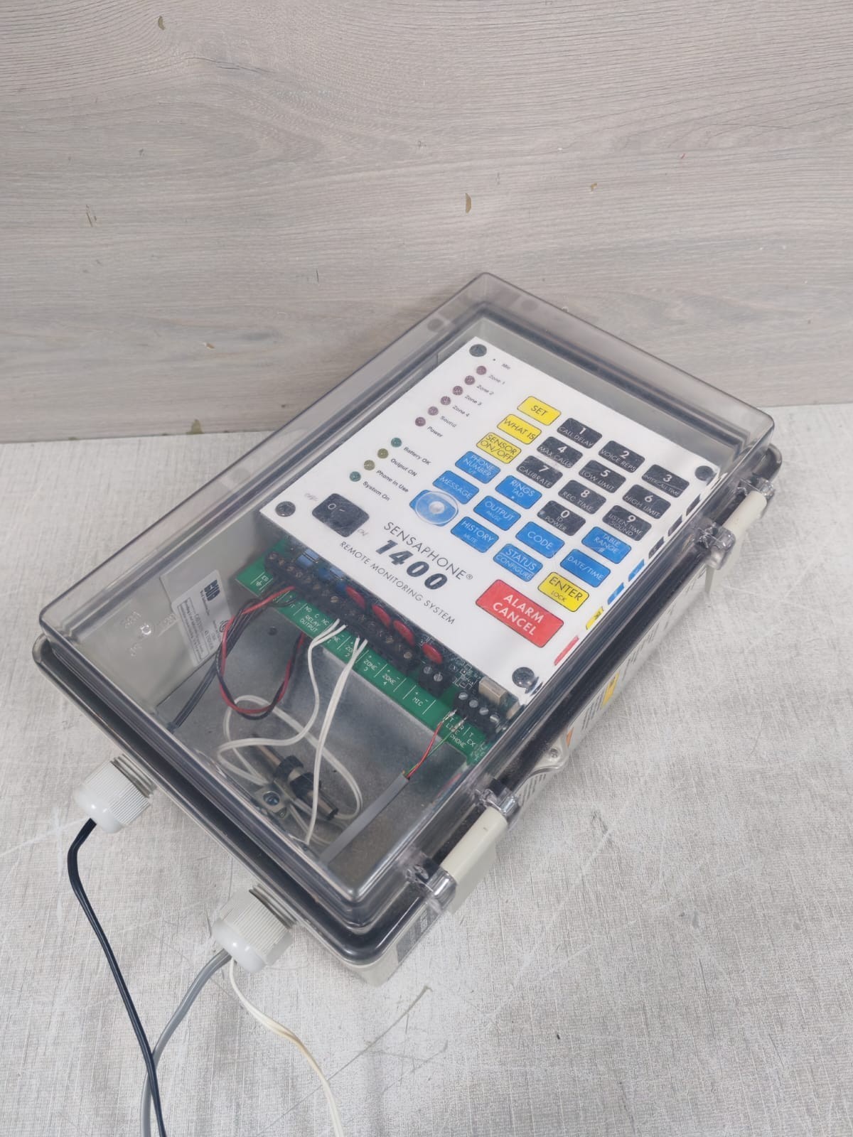 SENSAPHONE FGD-1400 SENSAPHONE 1400 FGD-1400 REMOTE MONITORING SYSTEM 8