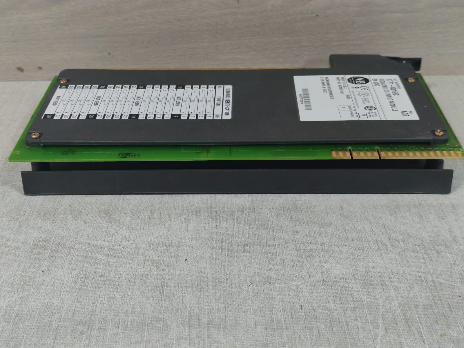 Allen-Bradley 1771-IQ16/C REV.A02 ALLEN BRADLEY 1771-IQ16/C REV.A02 ISOLATED DC INPUT MODULE 24VDC 6