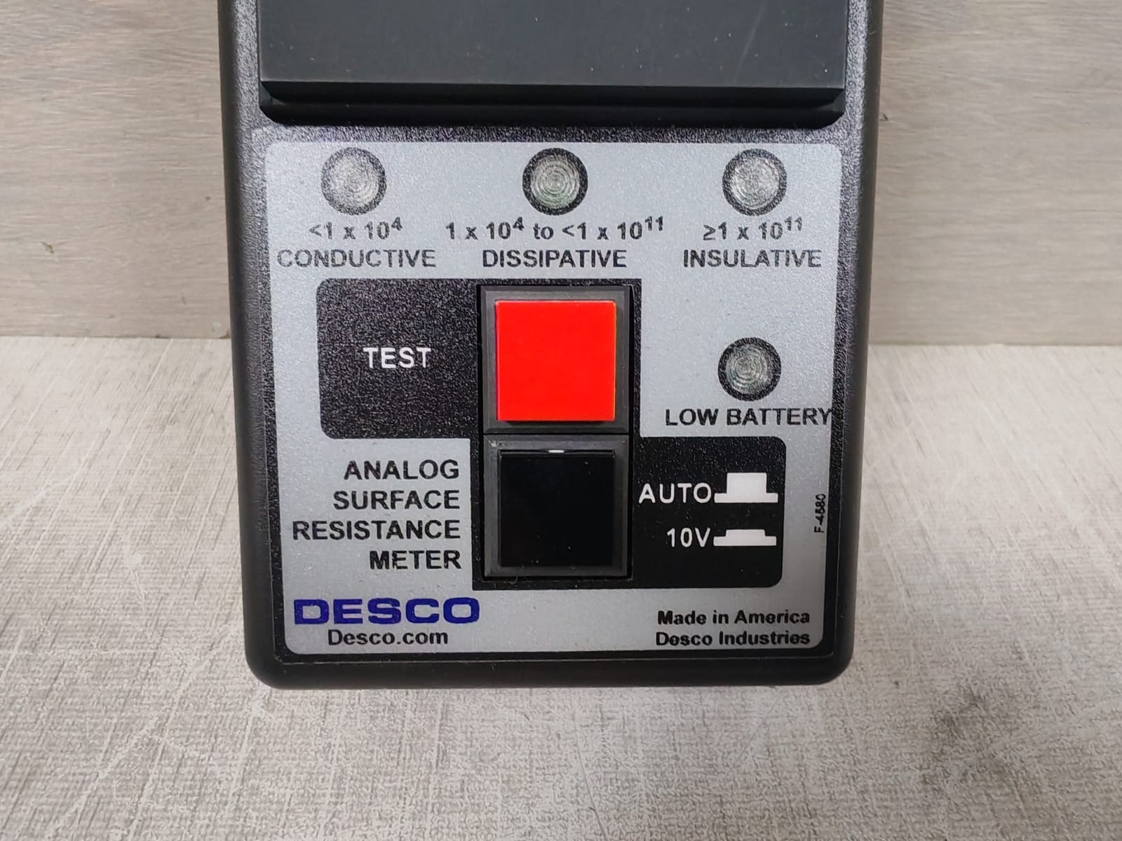 Desco 19784 DESCO 19784 ANALOG SURFACE RESISTANCE METER KIT 5