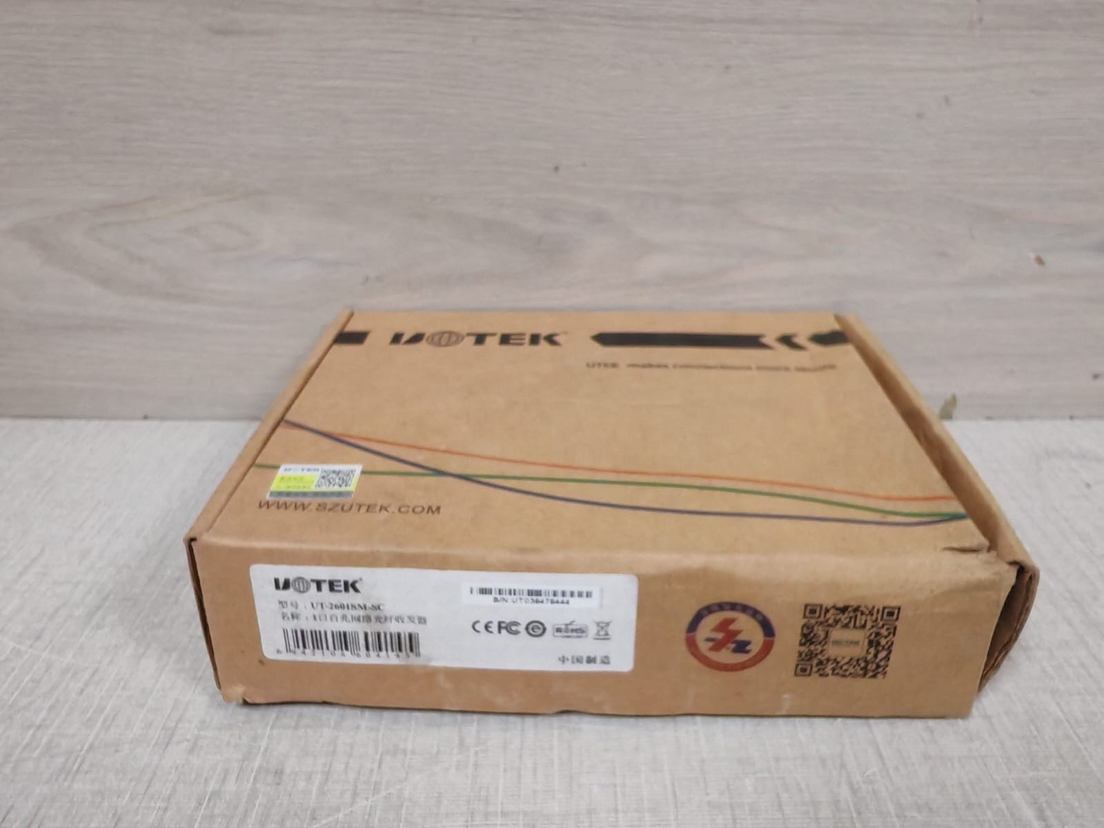 Uotek UT-2601SM-SC UOTEK UT-2601SM-SC 1-Port 100M Network Fiber Optical Transceiver 9