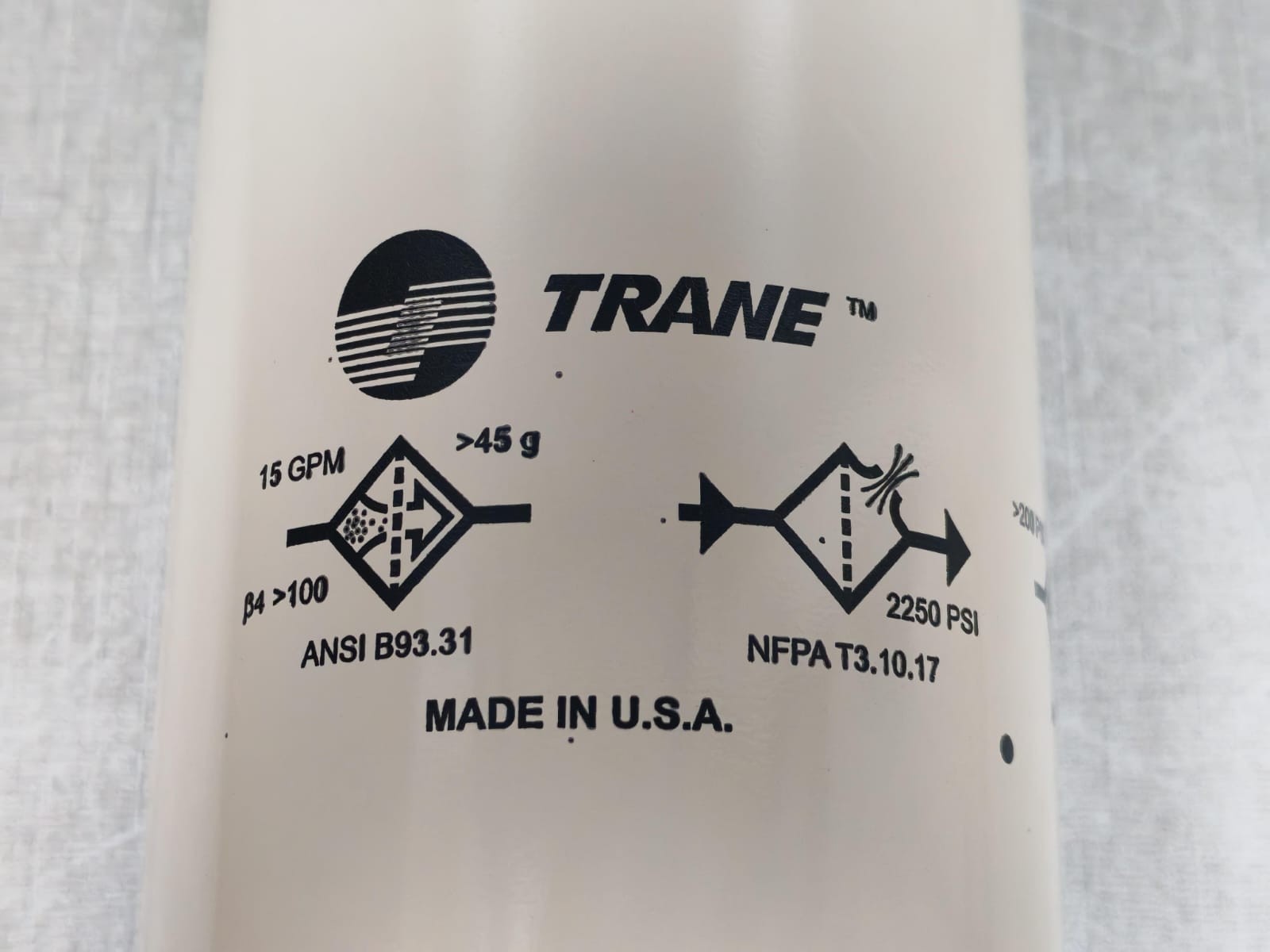 Trane TRANE ELM01405 TRANE ELM01405 LUBE OIL FILTER ASSEMBLY 5